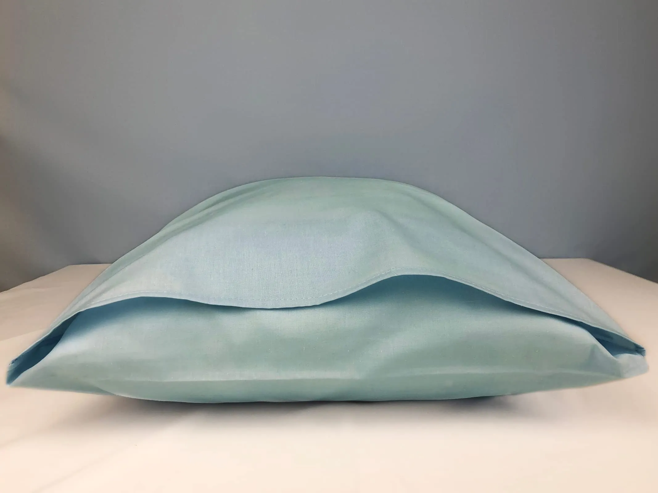 FARFALLAROSSA Coppia di Federe 100% Puro Cotone 60x60 cm, Chiusura a Busta, Verde Scuro - immagine 6