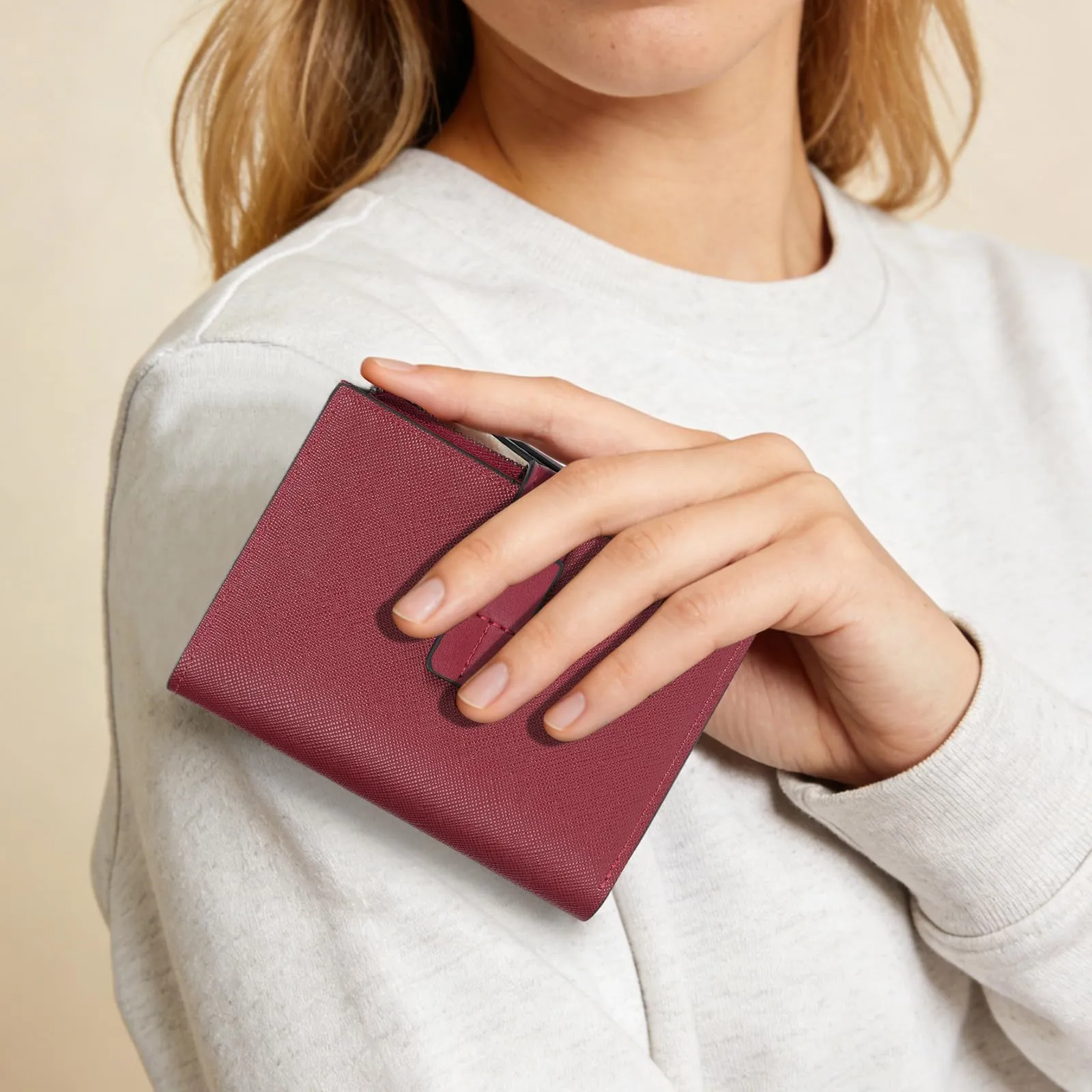 SENDEFN Portafoglio Donna Piccolo con Blocco RFID e Cerniera - immagine 7