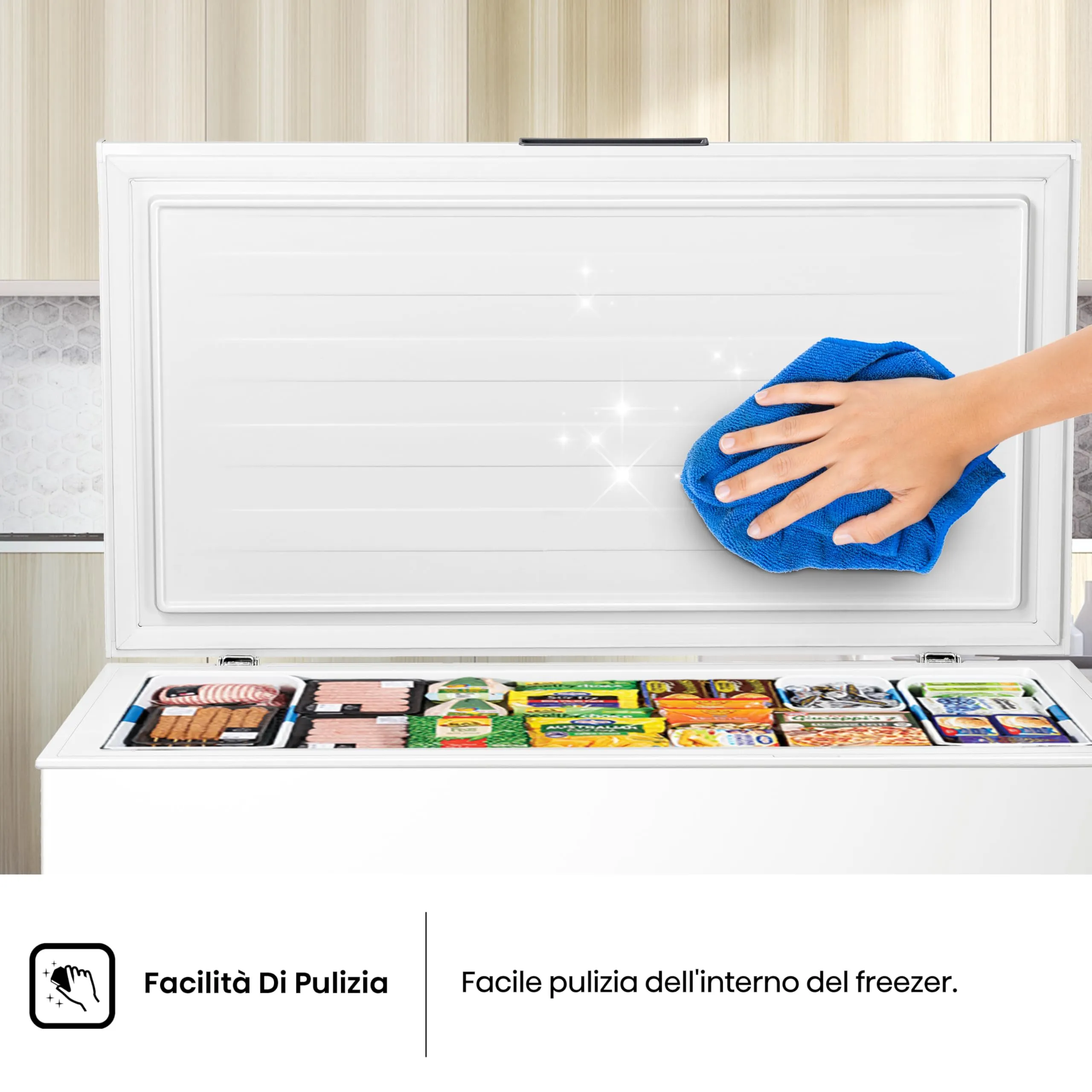 Hisense FC386D4AWLYE Congelatore a Pozzo 297 L Classe E Bianco - immagine 6