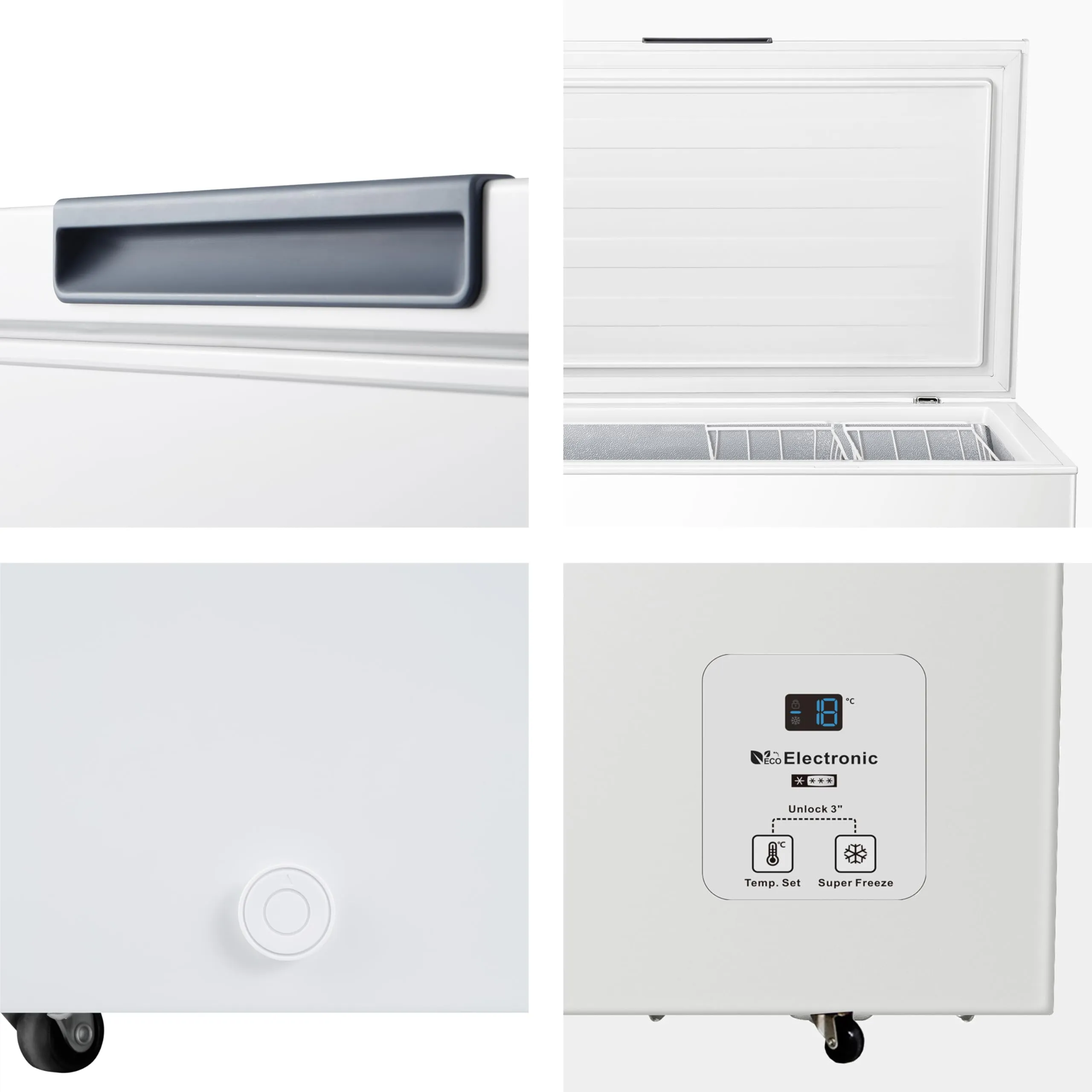 Hisense FC386D4AWLYE Congelatore a Pozzo 297 L Classe E Bianco - immagine 9