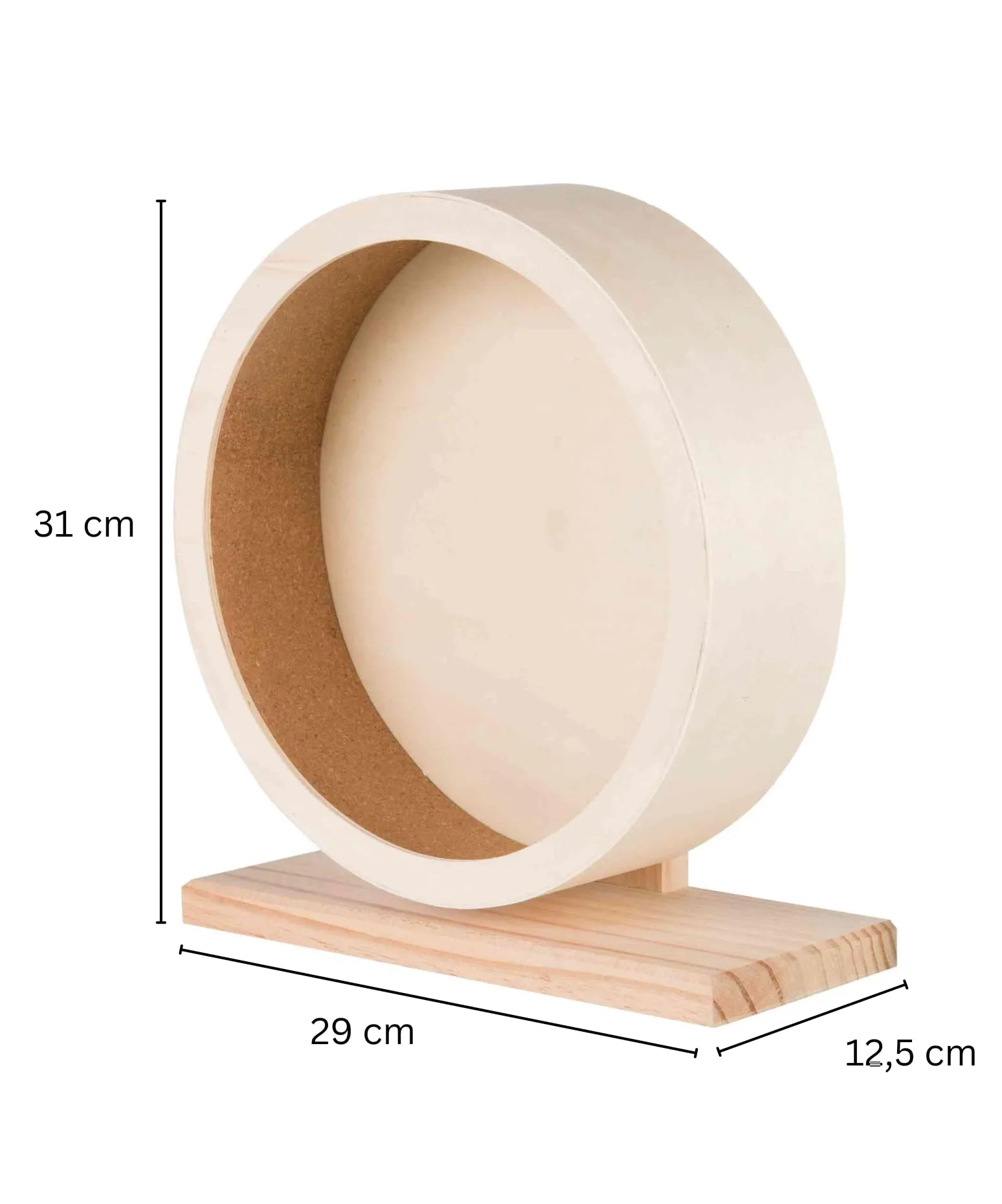 TRIXIE Ruota da esercizio per criceti con cuscinetto, ø 28 cm - immagine 2