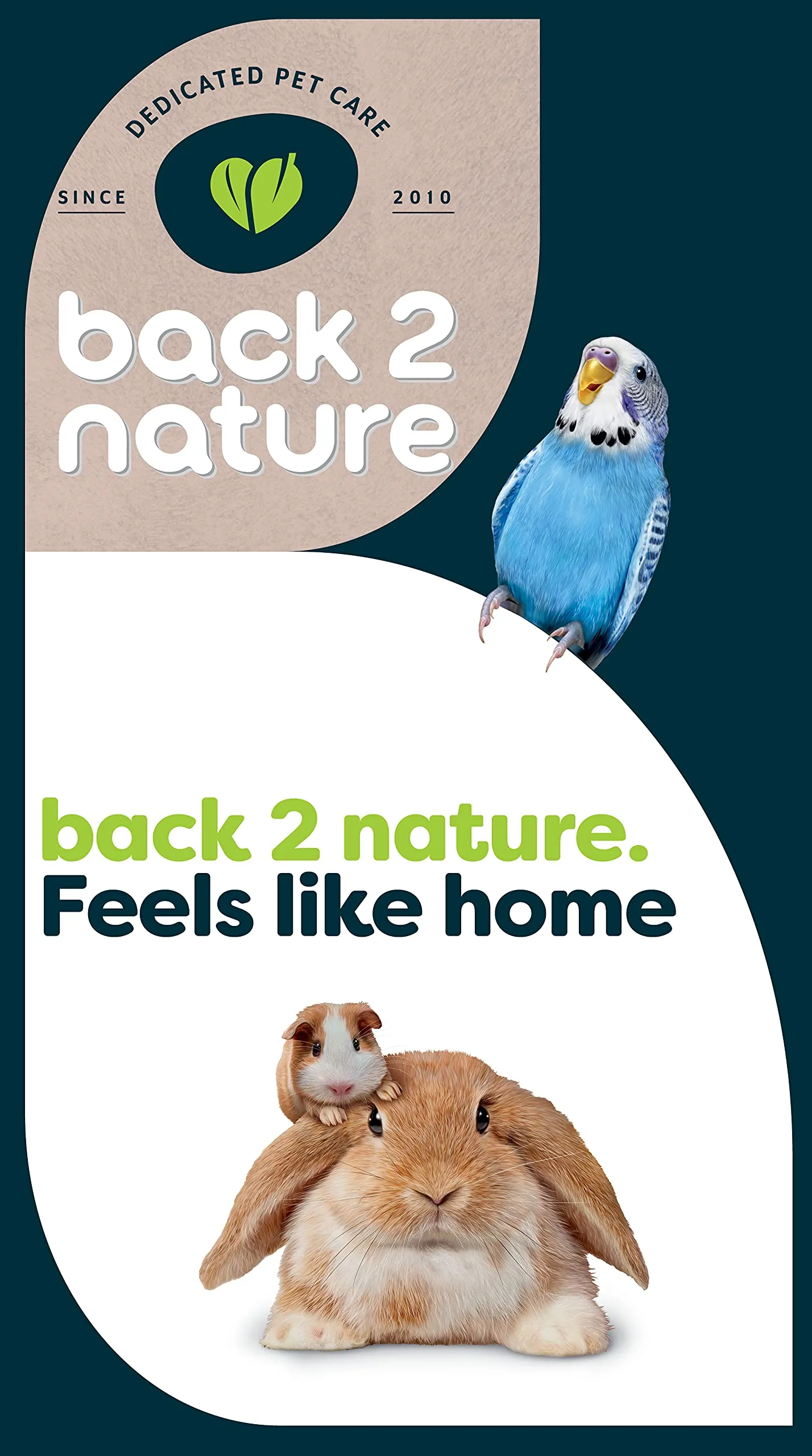 Back-2-Nature Lettiera per piccoli animali in carta riciclata atossica, 20 L - immagine 4
