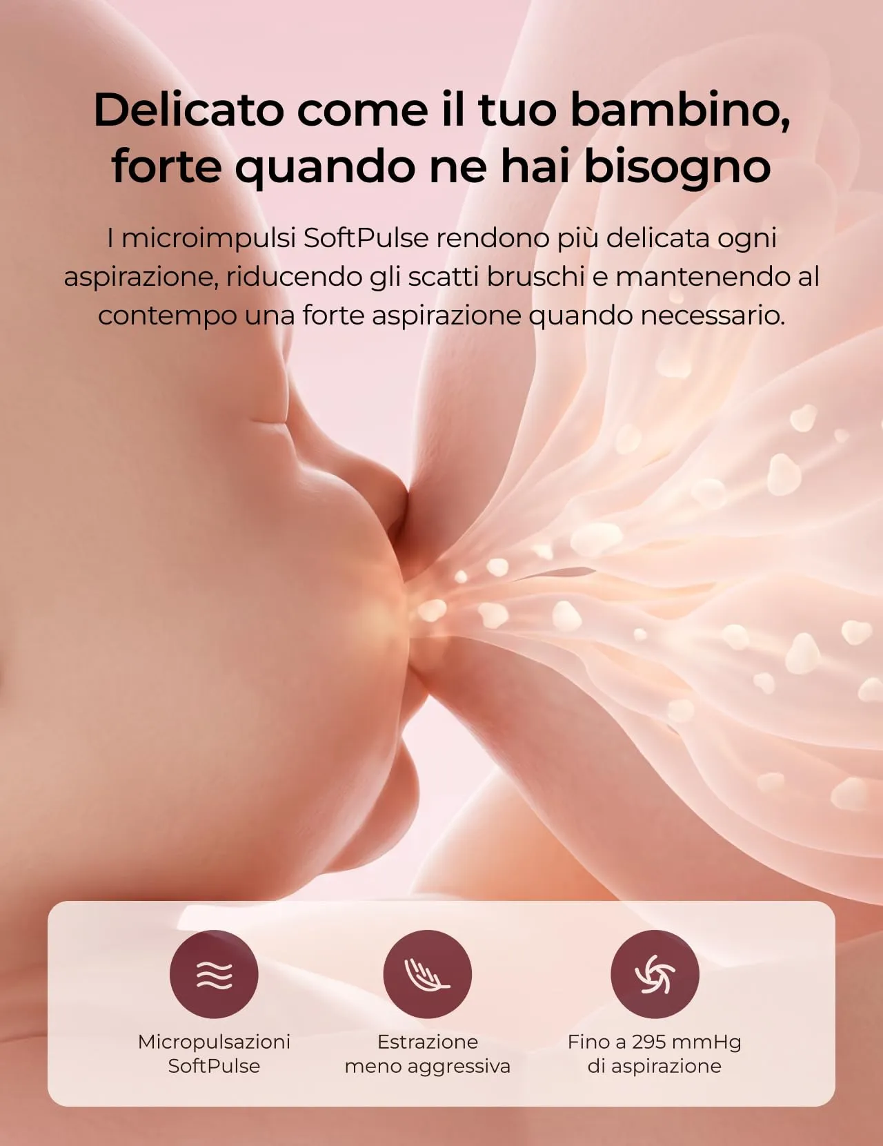 Momcozy Wellness 1 Tiralatte Elettrico Indossabile a Mani Libere, 180 ml - immagine 4