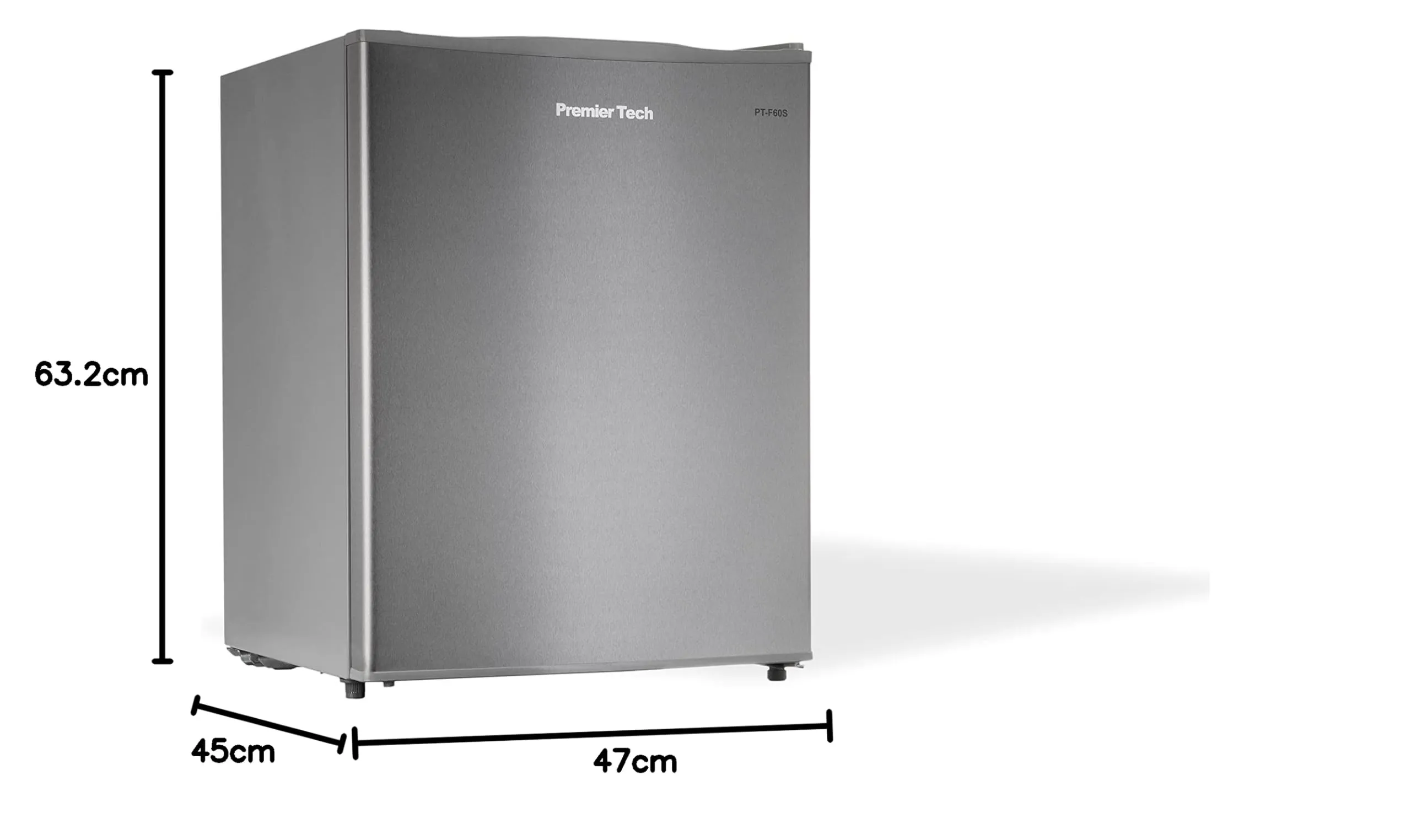 PremierTech Mini Frigo 58 Litri PT-F60S Silver - immagine 5