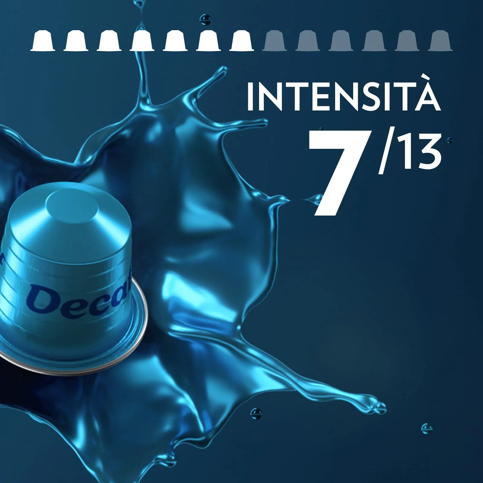 Lavazza Espresso Decaffeinato, Nespresso Original Compatible Aluminum Capsules, 100 Count, Intensity 7/13 - immagine 2