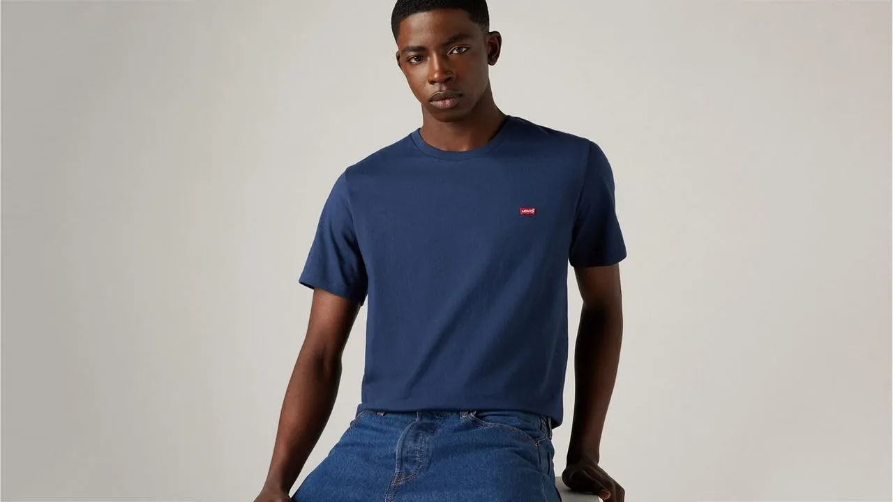Levi's Original Housemark Tee, Cotton Patch Dress Blues, L - immagine 4