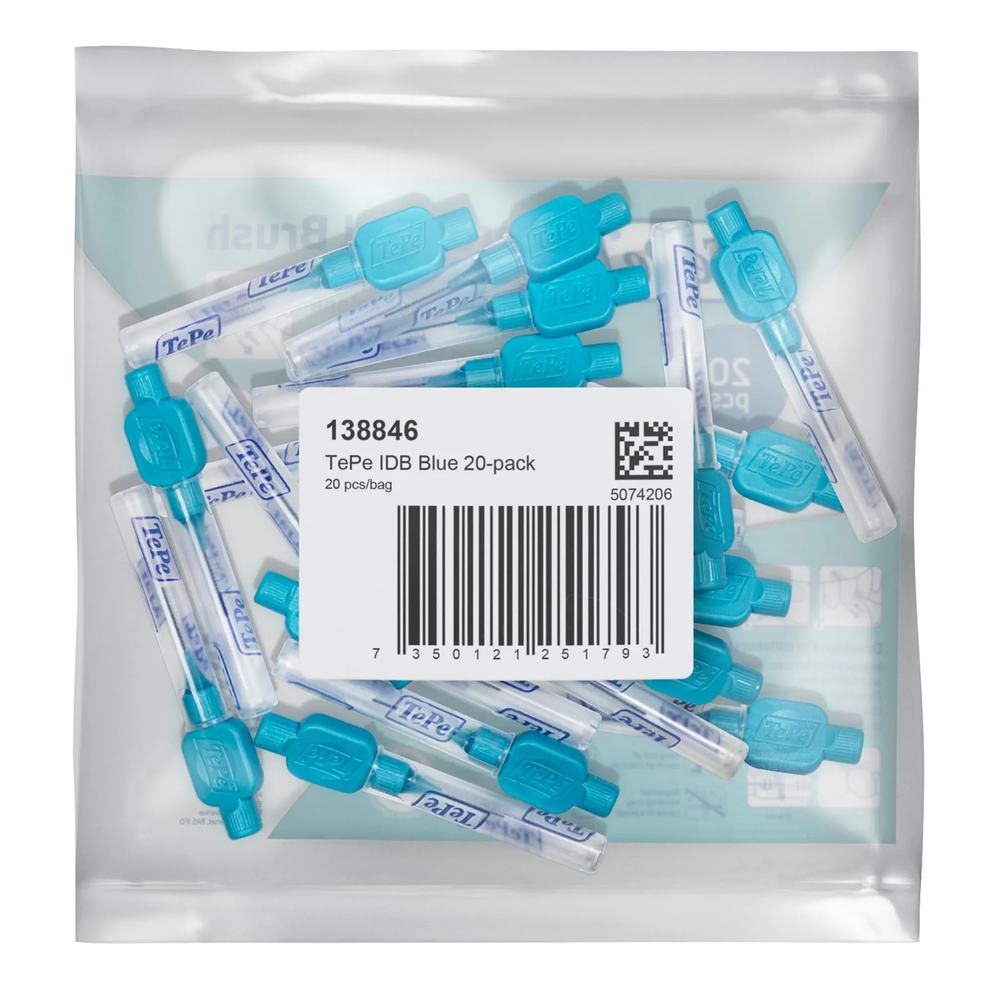 TePe Original Scovolino Interdentale Blu 0.6mm ISO 3, 20pz - immagine 2