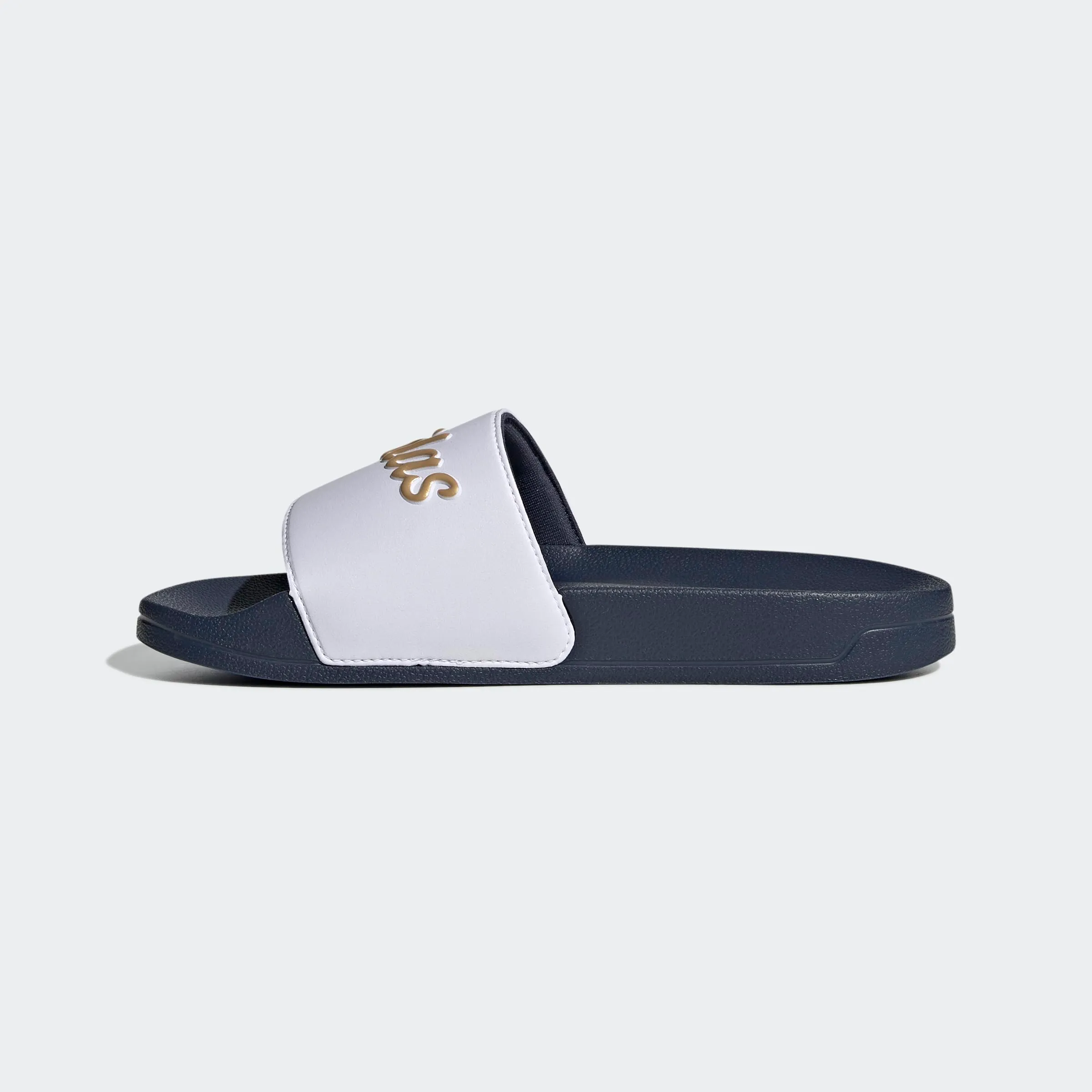 adidas Adilette Shower, Cloud White / Gold Metallic / Navy, 37 EU - immagine 2
