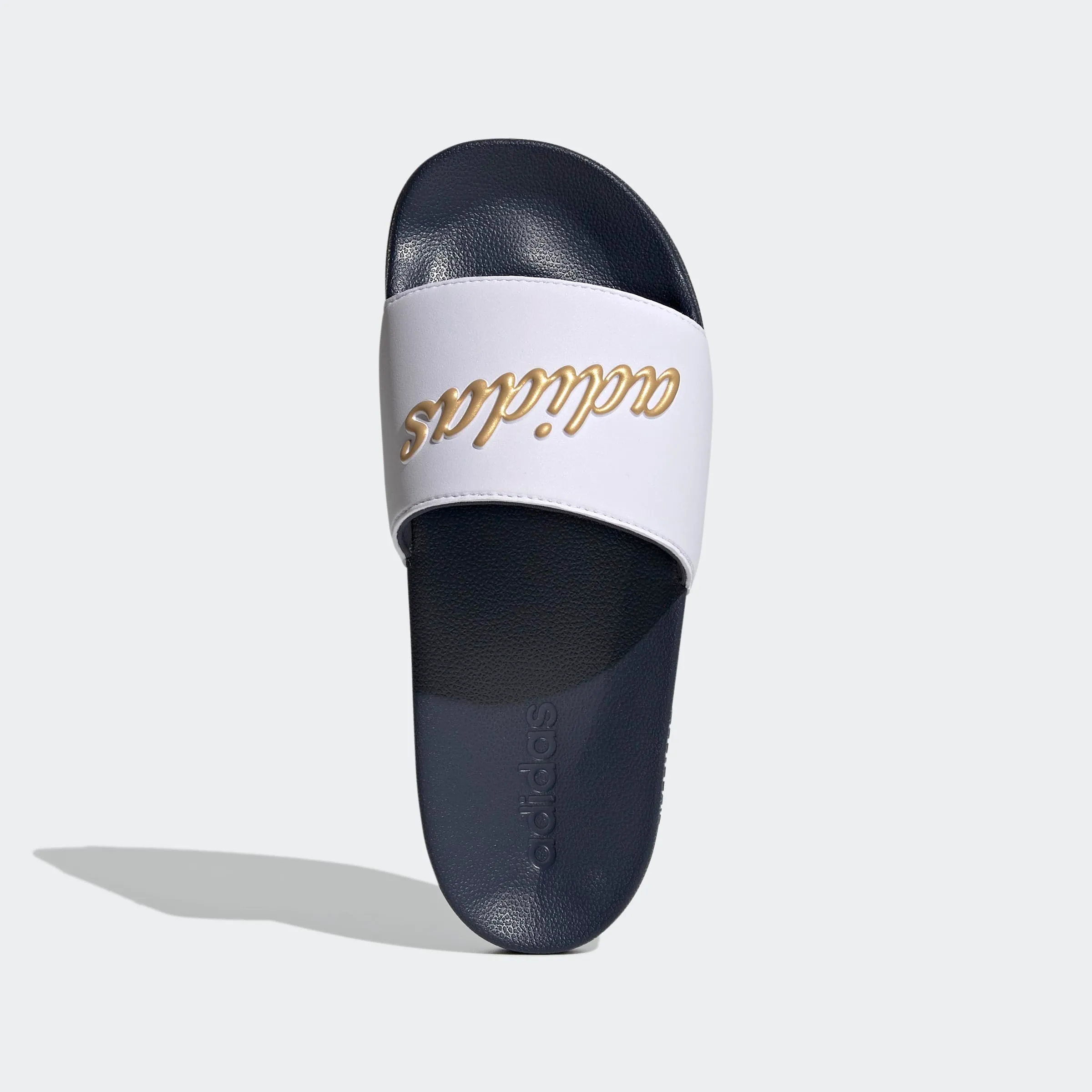 adidas Adilette Shower, Cloud White / Gold Metallic / Navy, 37 EU - immagine 3