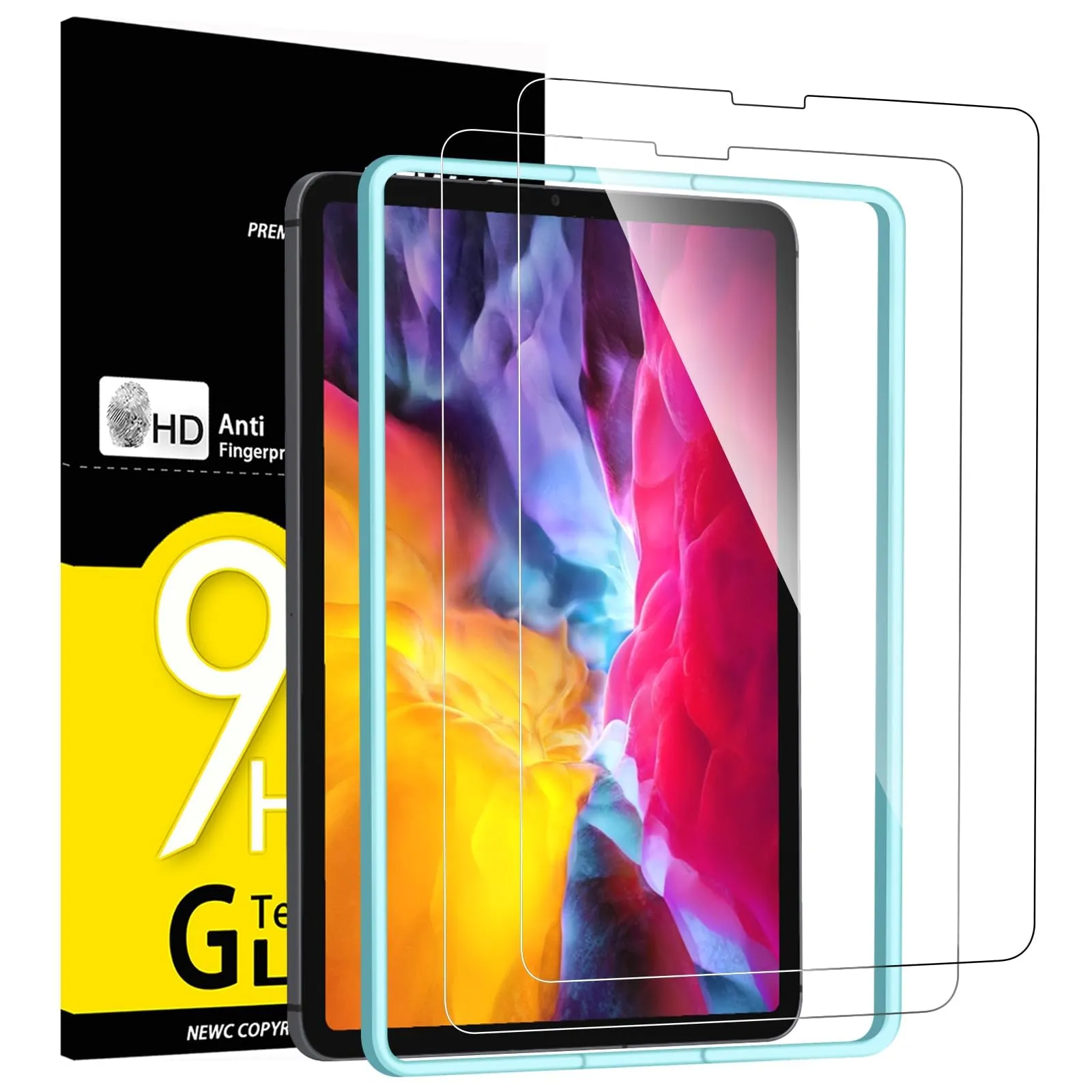 NEW'C Pellicola in Vetro Temperato per iPad Air 5/4 10.9" e iPad Pro 11" - immagine 1