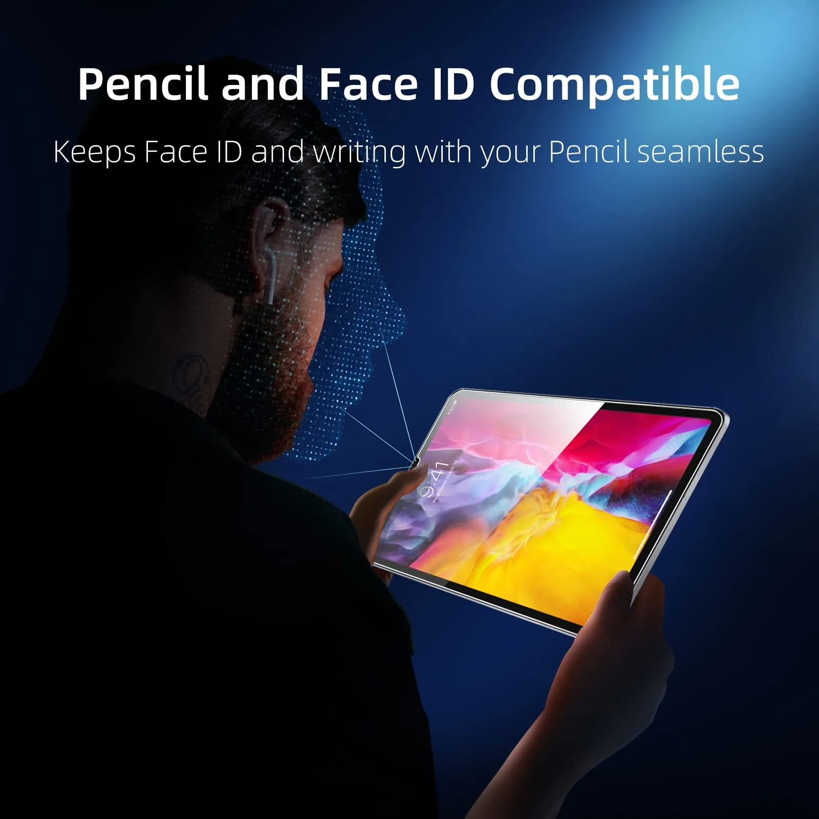 NEW'C Pellicola in Vetro Temperato per iPad Air 5/4 10.9" e iPad Pro 11" - immagine 3