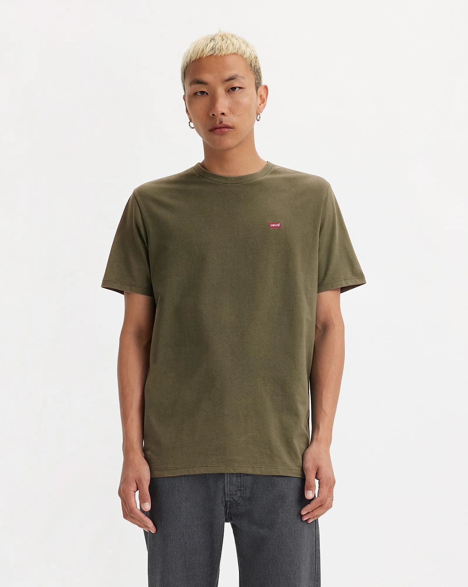 Levi's Original Housemark Tee, Olive Night, S - immagine 2