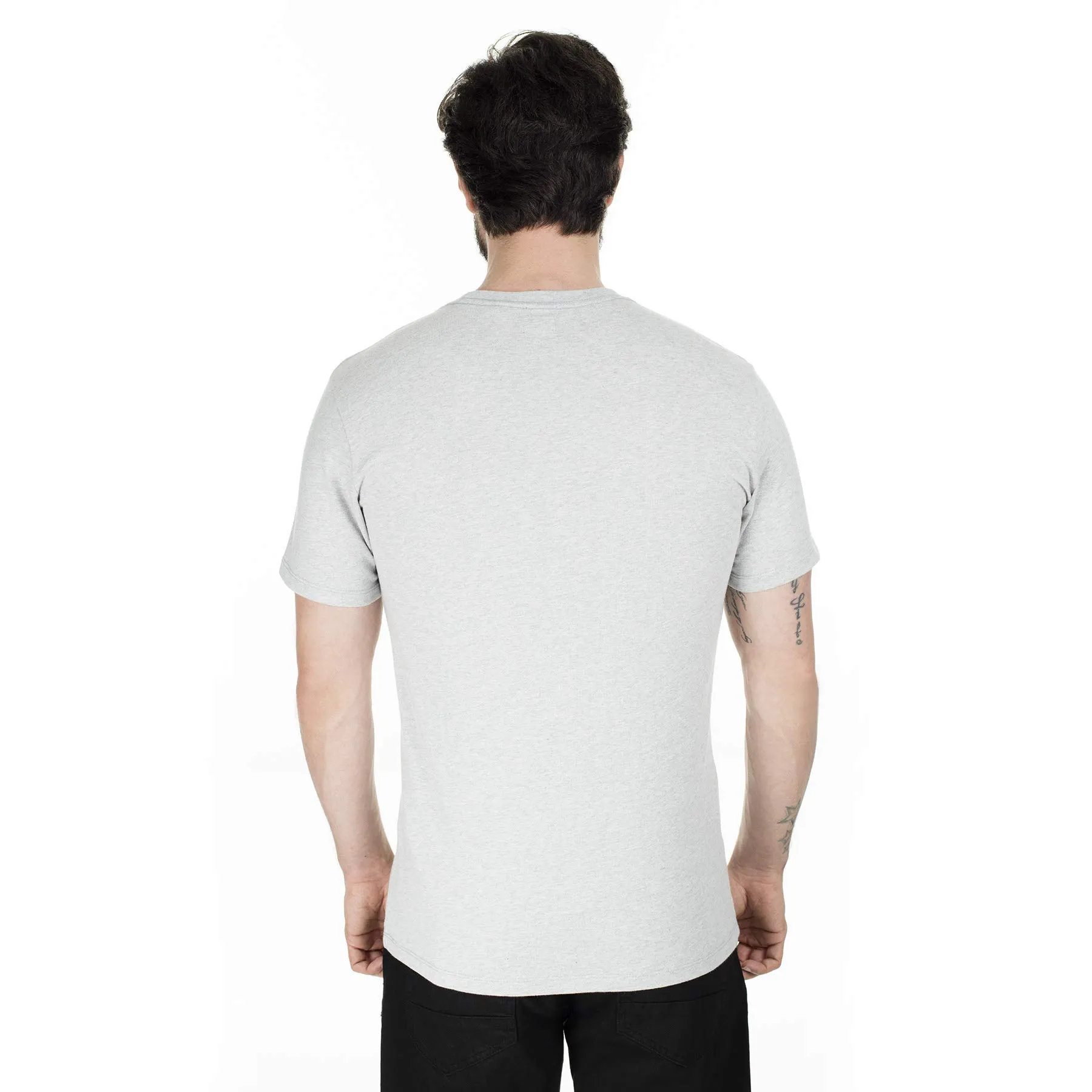 Levi's The Original Tee Cotton + Patch Men's T-Shirt, Grey Heather, S - immagine 2