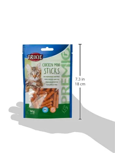 Trixie Premio Mini Sticks, Hühnchen Reis 50 g - immagine 3