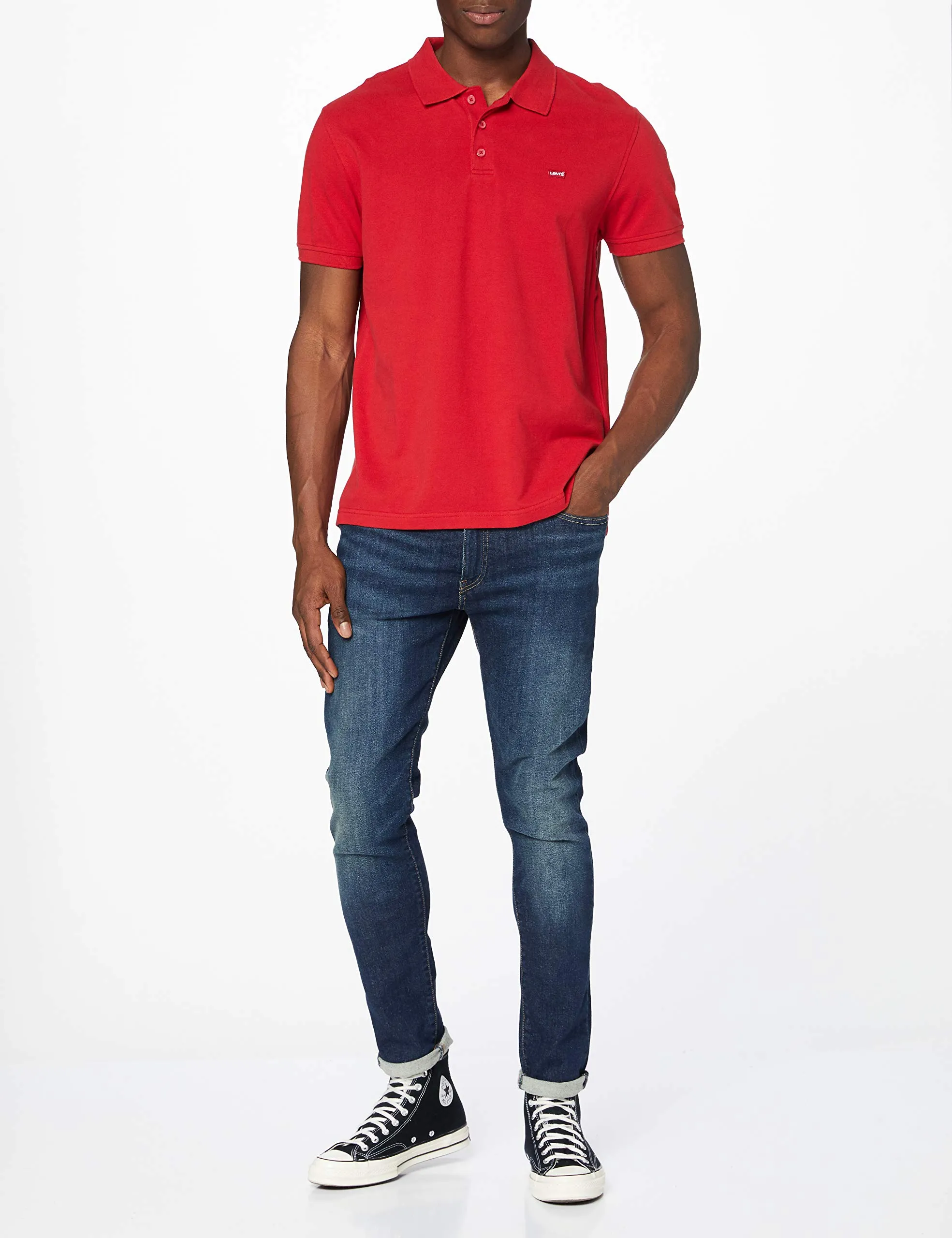 Levi's Housemark Polo Shirt, Crimson, XS - immagine 2