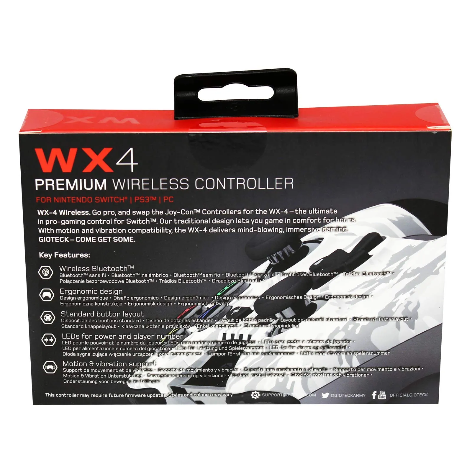 Gioteck Wx4 Wireless Controller for Nintendo Switch - immagine 5