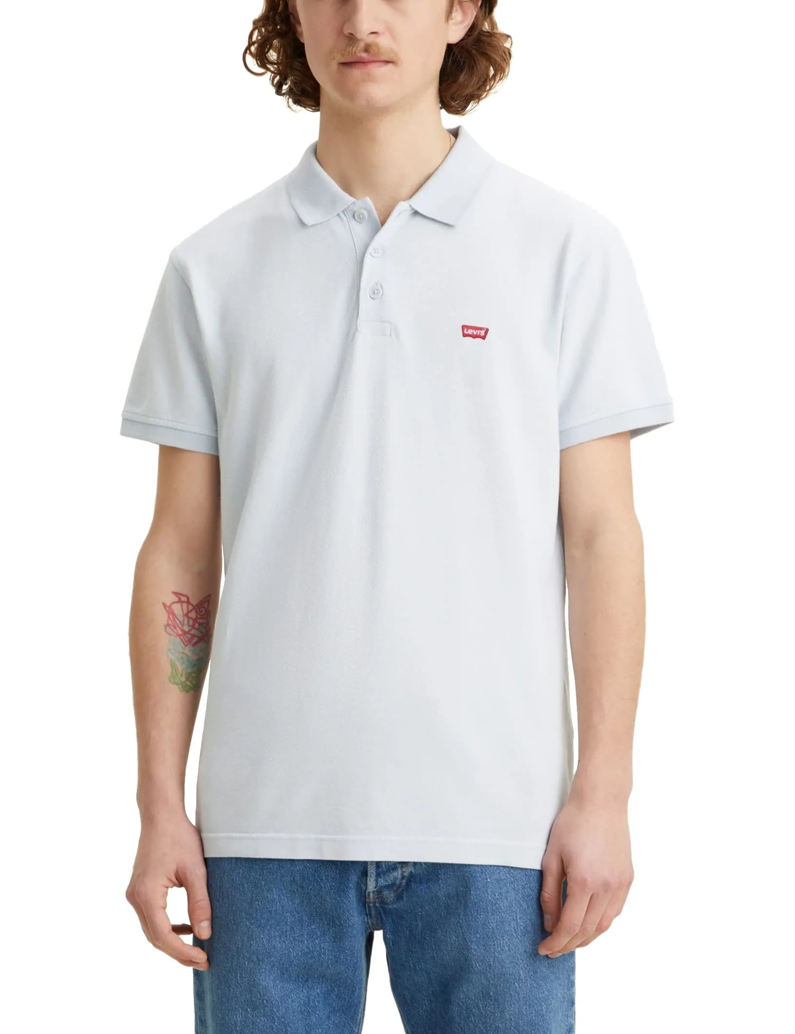 Levi's Housemark Polo T-shirt, Arctic Ice, XXS - immagine 1