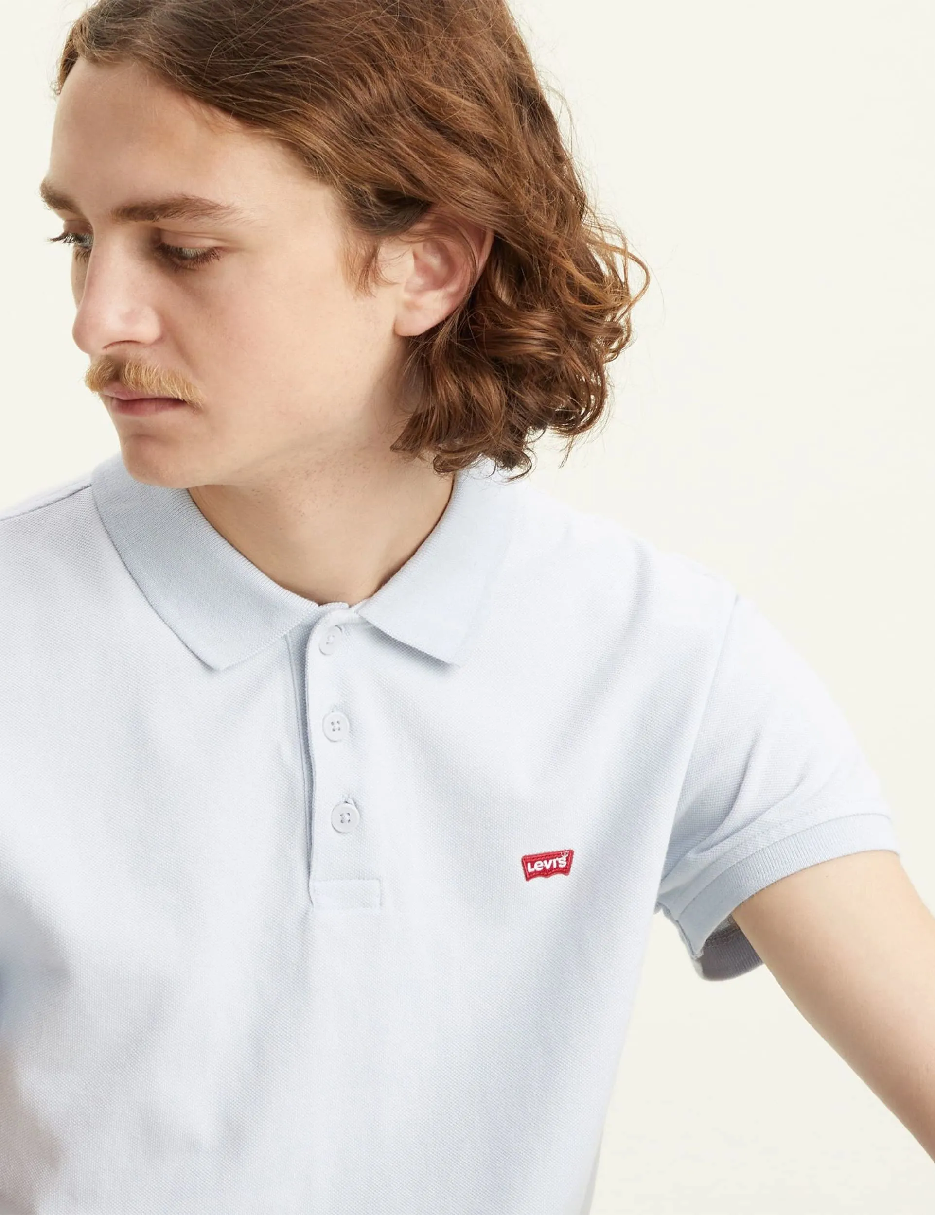 Levi's Housemark Polo T-shirt, Arctic Ice, XXS - immagine 3
