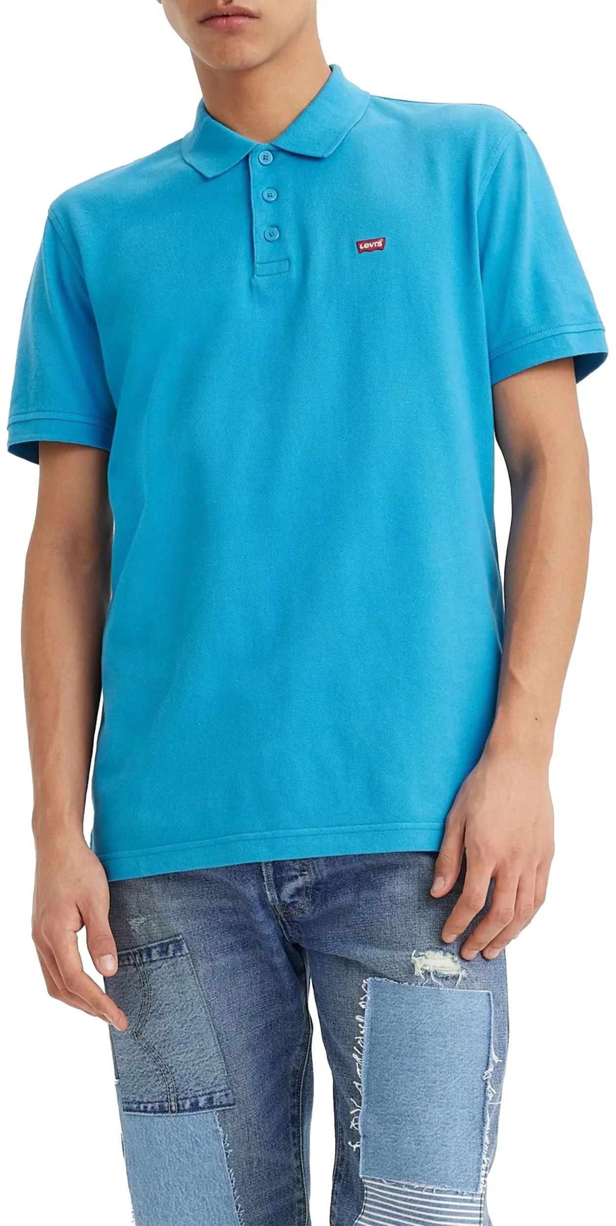 Levi's Housemark Polo Shirt, Swedish Blue, S - immagine 3