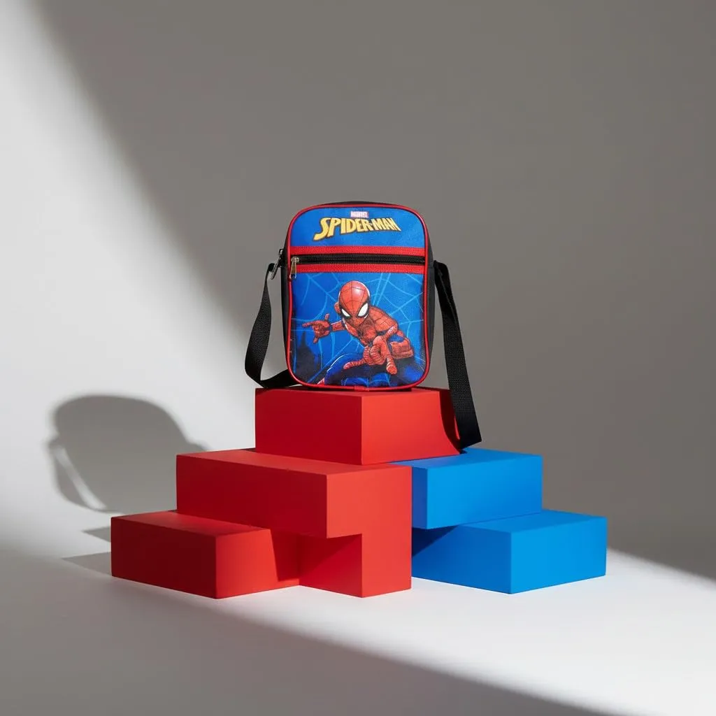 ILS I LOVE SHOPPING Borsello Marsupio a Tracolla per Bambino Spiderman - immagine 6
