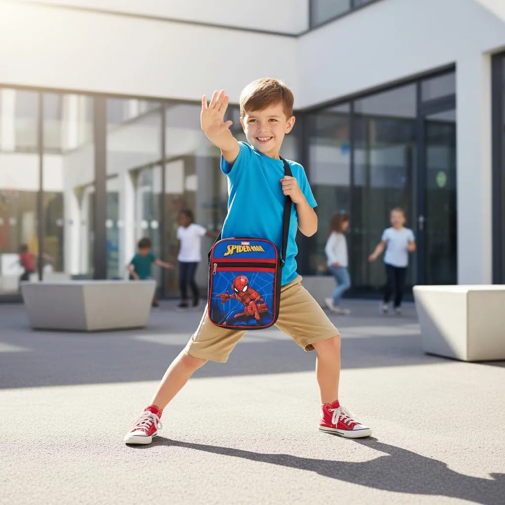 ILS I LOVE SHOPPING Borsello Marsupio a Tracolla per Bambino Spiderman - immagine 7