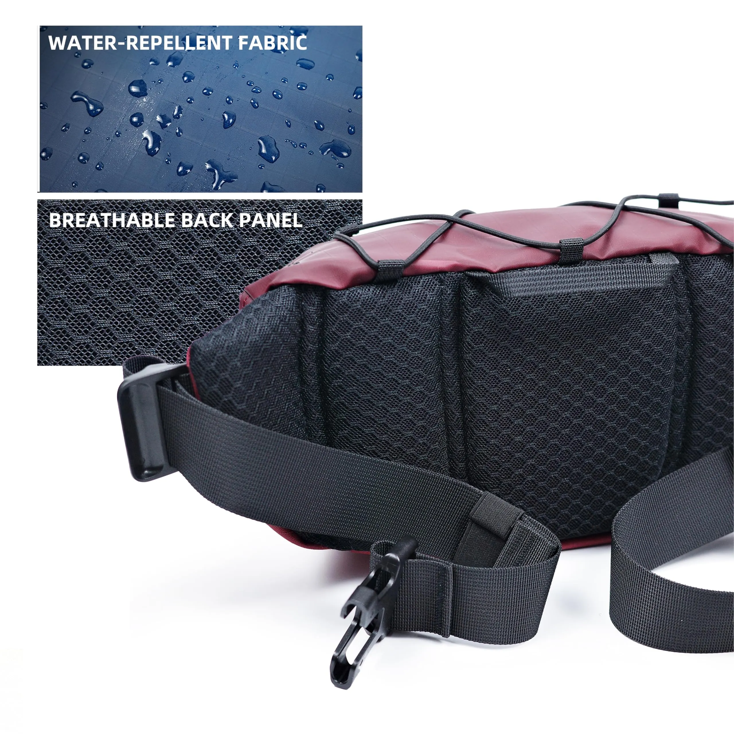 kalgoTeal Marsupio Multiuso 3L Idrorepellente RB-01 - Valchiria Rossa - immagine 5