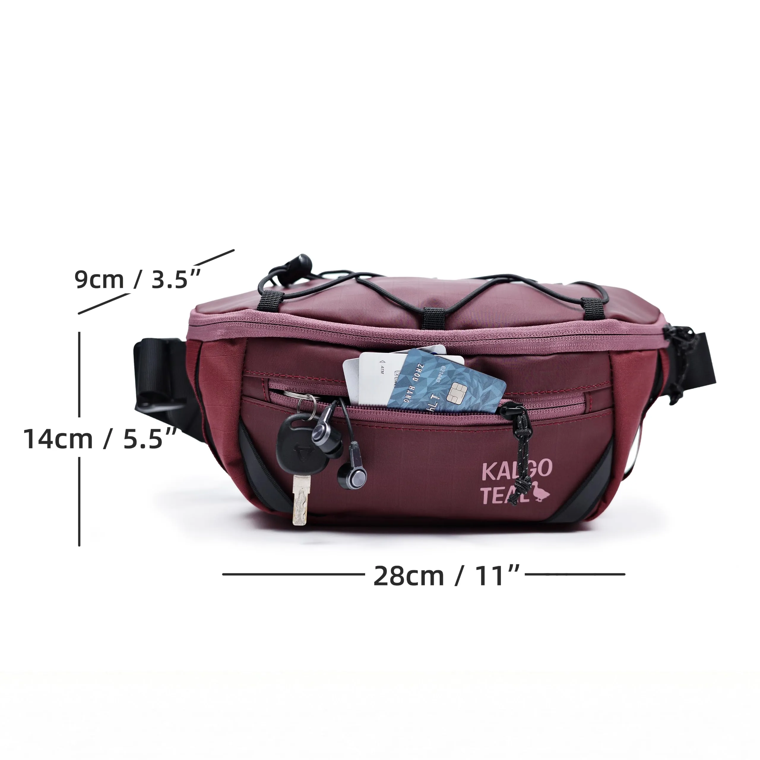 kalgoTeal Marsupio Multiuso 3L Idrorepellente RB-01 - Valchiria Rossa - immagine 6