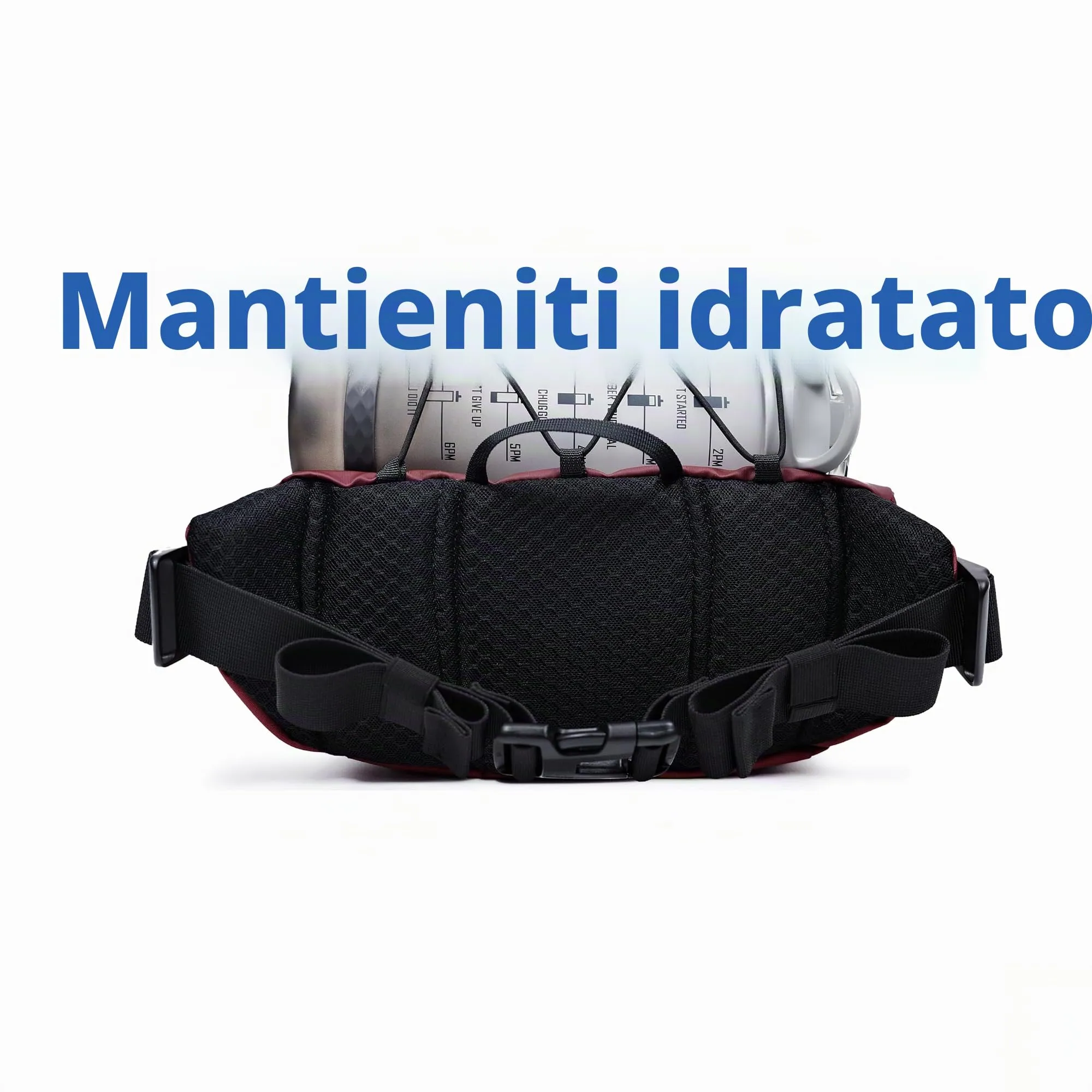 kalgoTeal Marsupio Multiuso 3L Idrorepellente RB-01 - Valchiria Rossa - immagine 8