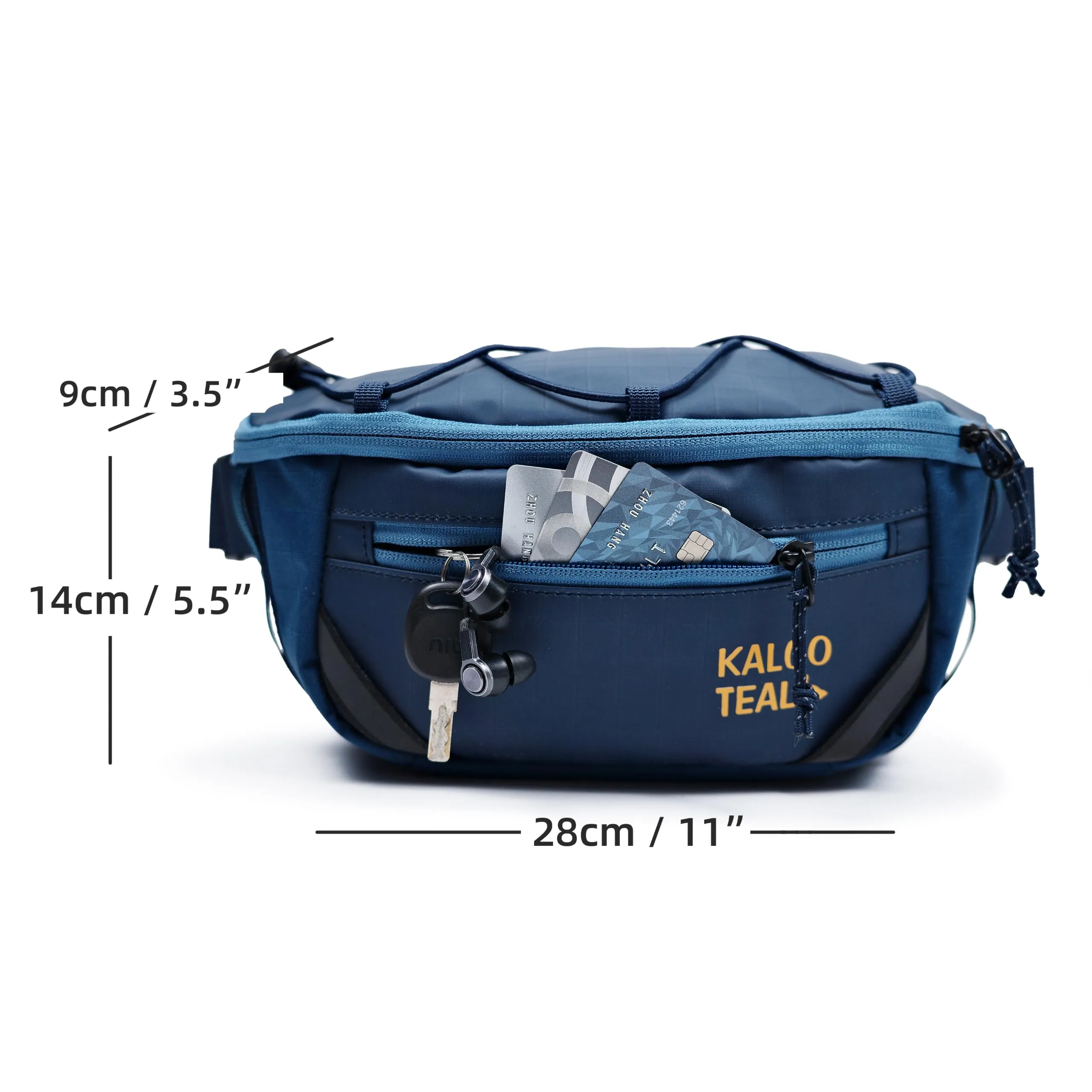 KalgoTeal Marsupio Multiuso 3L Idrorepellente (Abisso Blu) - immagine 6