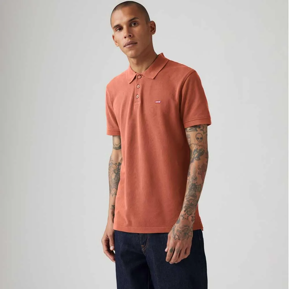 Levi's Housemark Polo Shirt, Etruscan Red Pique, S - immagine 3