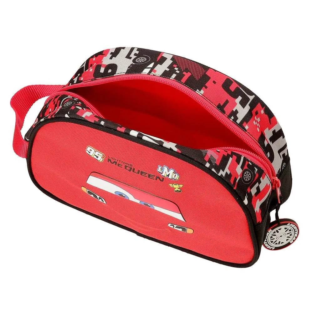 Joumma Disney Cars McQueen Trousse Adattabile Rosso, 24x14x10 cm, Poliestere - immagine 4
