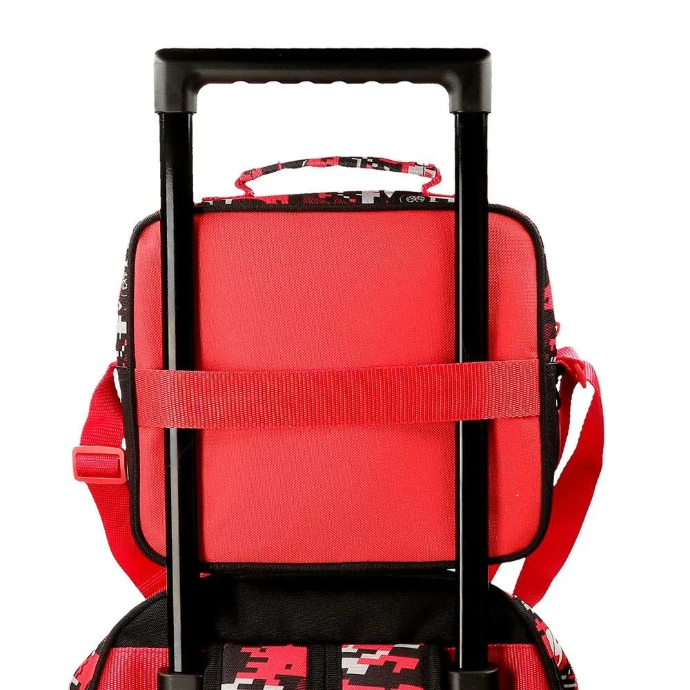 Joumma Disney Cars McQueen Borsa Adattabile con Tracolla, Rosso, 23x20x9 cm, Poliestere - immagine 6