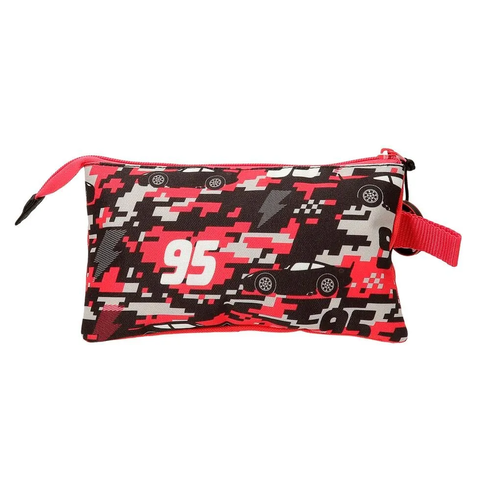 Joumma Disney Cars McQueen Estuche Triple Rojo 22x12x5 cm Poliestere - immagine 3