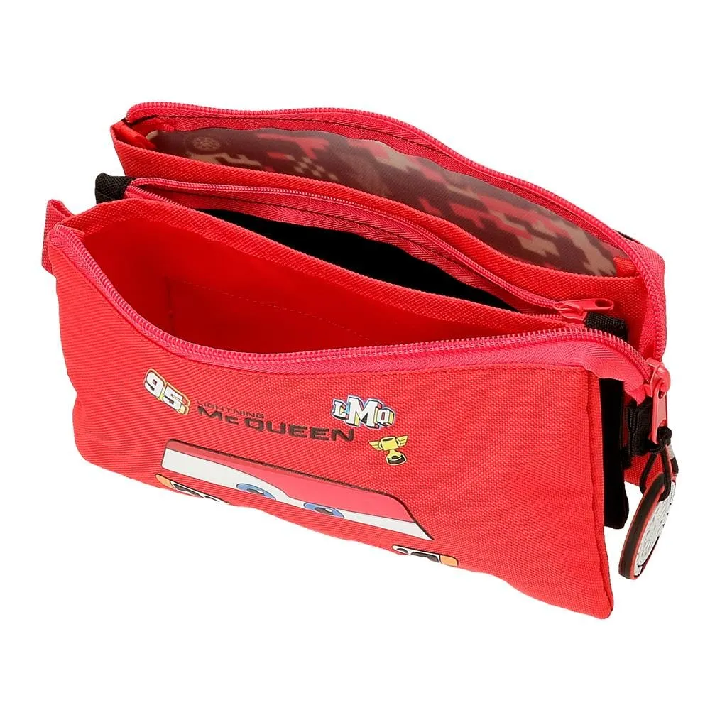 Joumma Disney Cars McQueen Estuche Triple Rojo 22x12x5 cm Poliestere - immagine 4