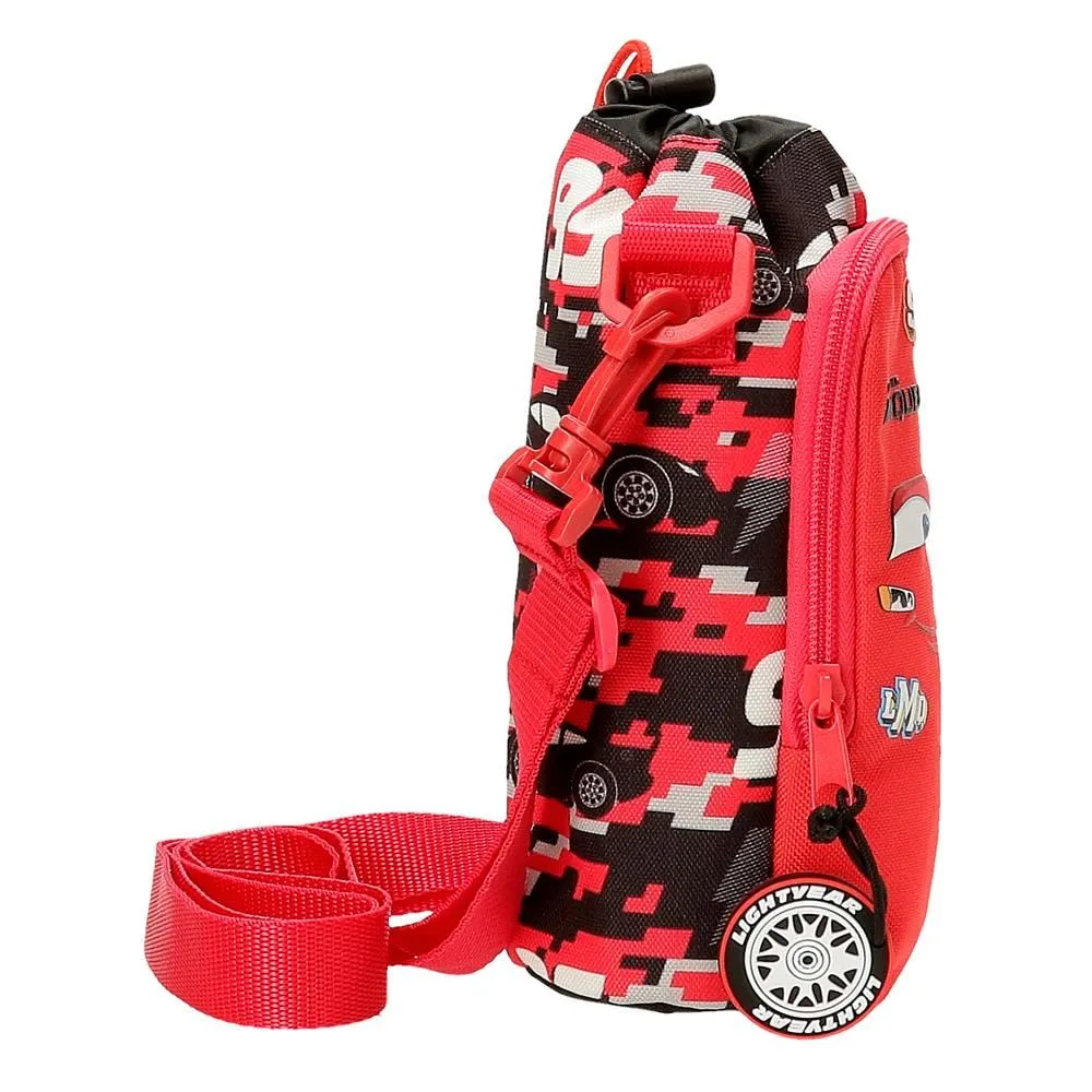 Joumma Disney Cars McQueen Borsa a Tracolla Rossa 8x22.5x8 cm Poliestere - immagine 2