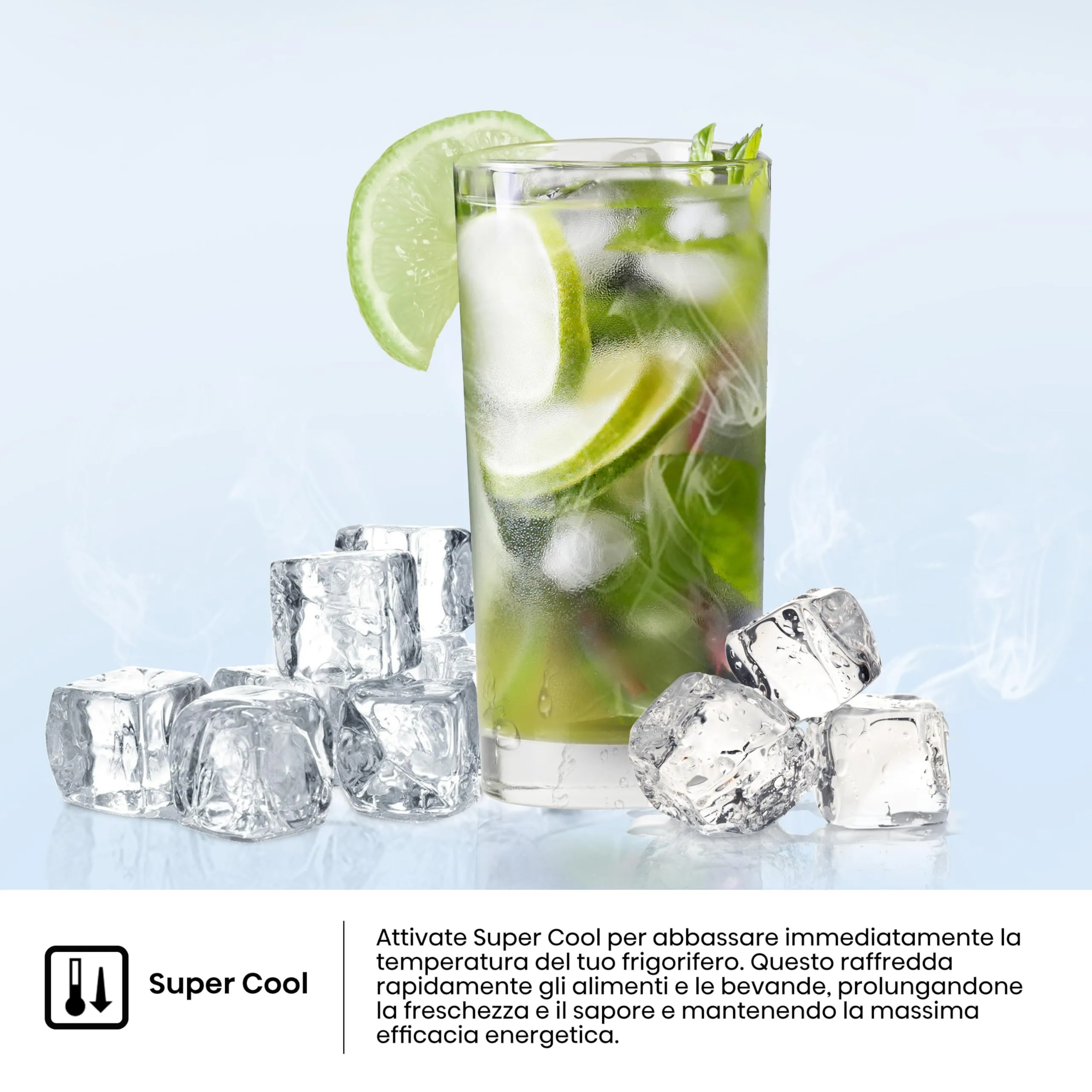 Hisense RB645N4BIE Frigorifero Combinato Total No Frost, 200x70,4 cm, Classe E, 495 Litri, Inox - immagine 8
