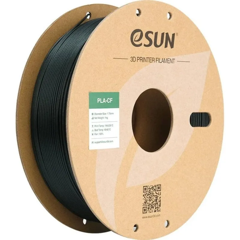 eSUN PLA-CF Filamento Fibra di Carbonio 1,75 mm, 1kg, Verde - immagine 1