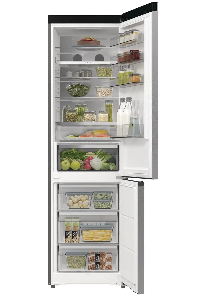 Hisense RB5P410SACC Frigorifero Combinato Total No Frost, Inox, 203x65.8cm, Classe C, 413L, WiFi, Metal Tech Cooling, Porta Reversibile - immagine 12
