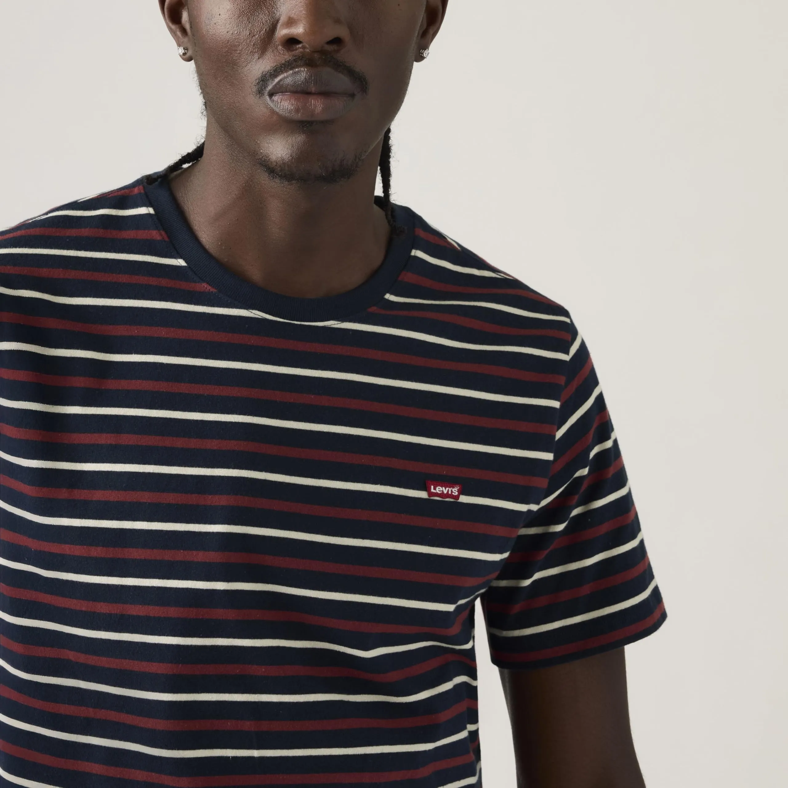 Levi's SS Original HM Tee Andor Stripe Navy Bla - immagine 4