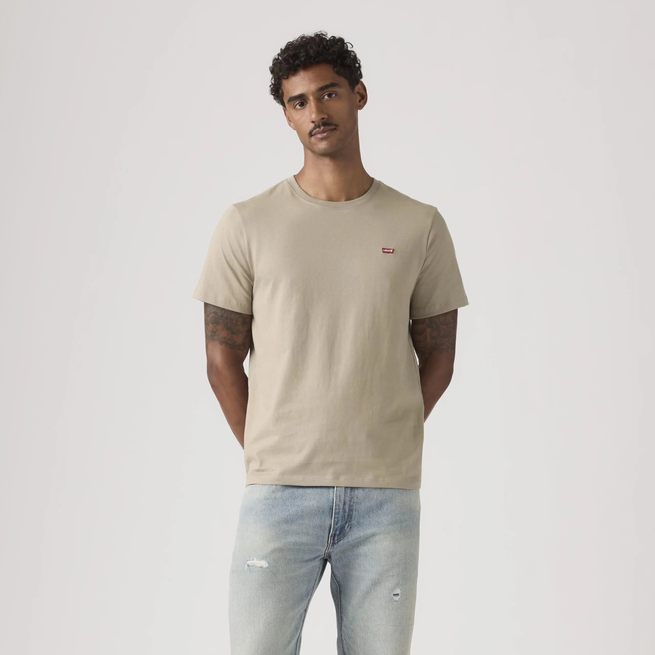 Levi's Original Housemark Tee - Vintage Khaki - immagine 7