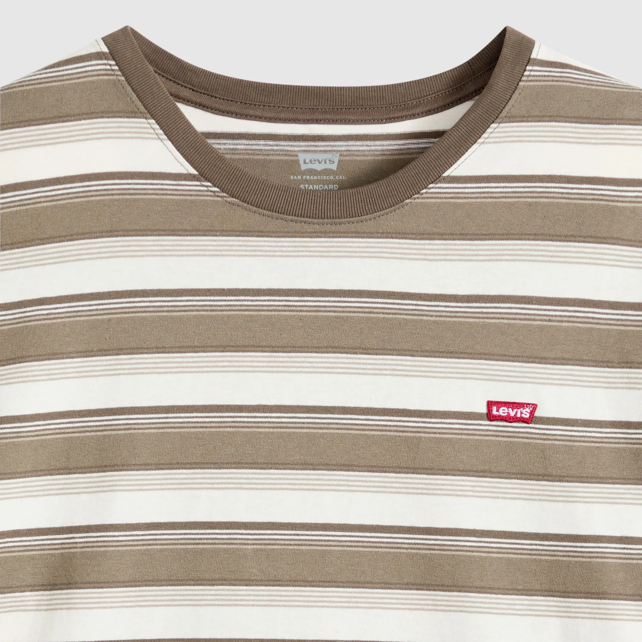 Levi's Original HM Tee Jen Stripe Maitake Br - immagine 8