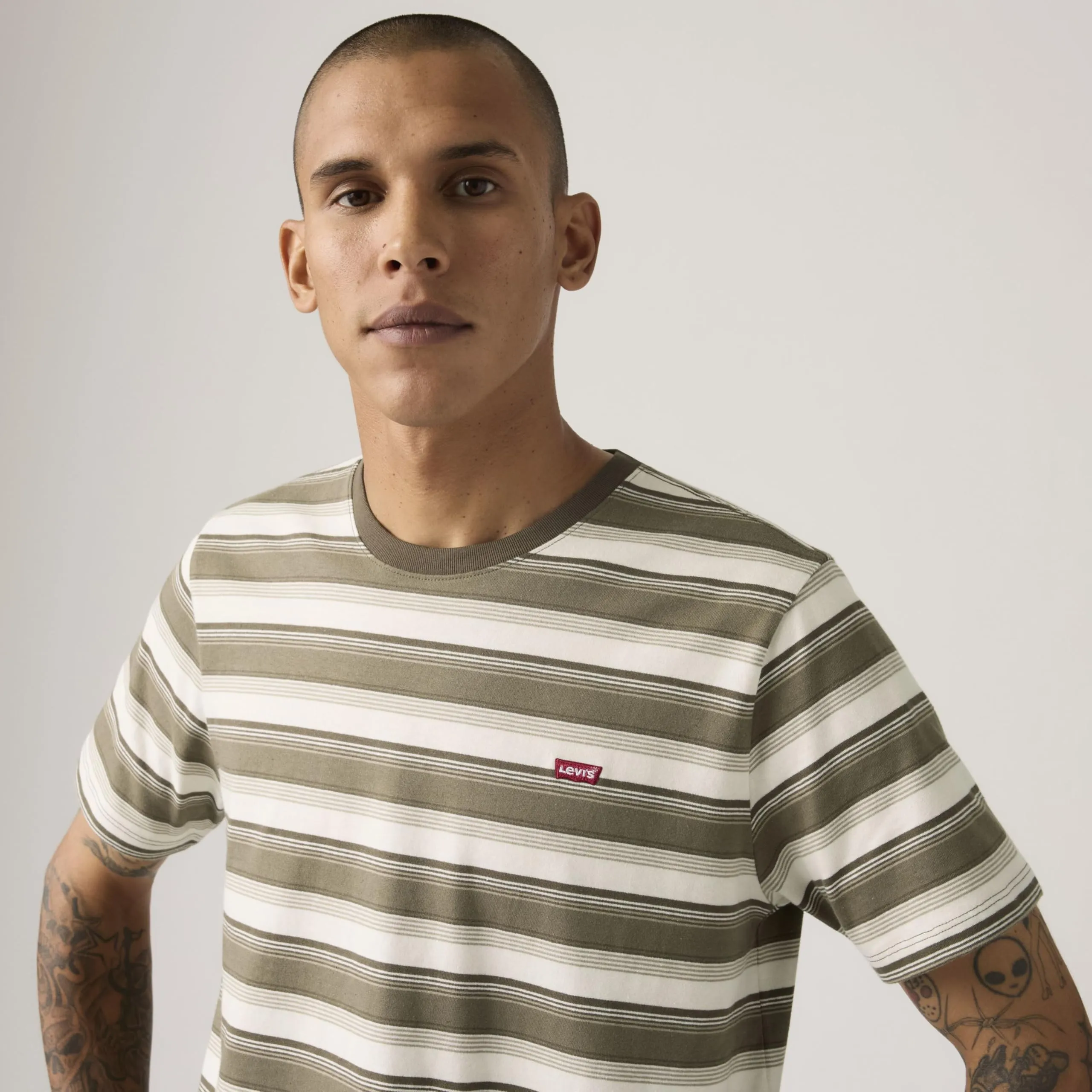 Levi's Original HM Tee Jen Stripe Maitake B, M - immagine 4