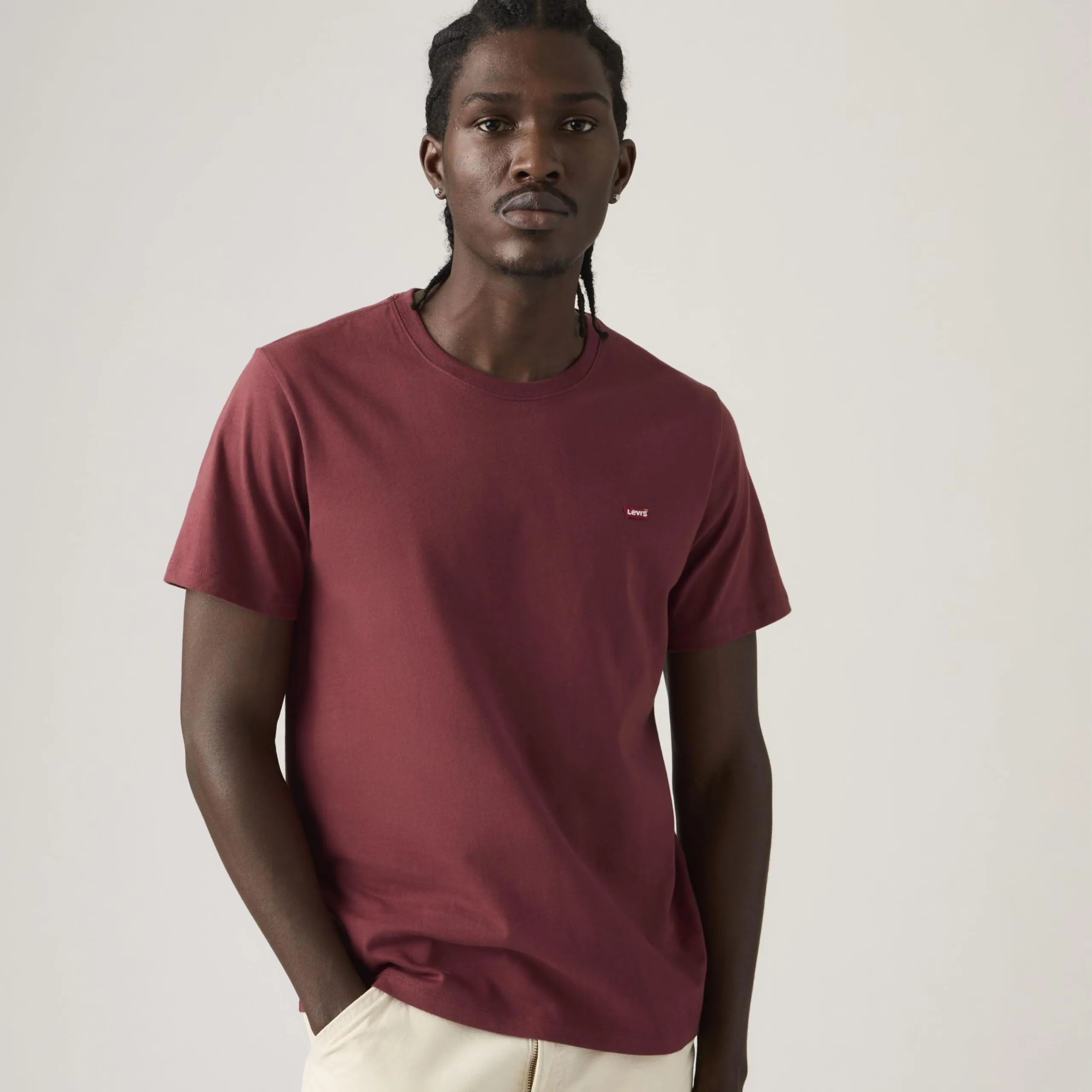 Levi's Original HM Tee - Oxblood Red - immagine 3