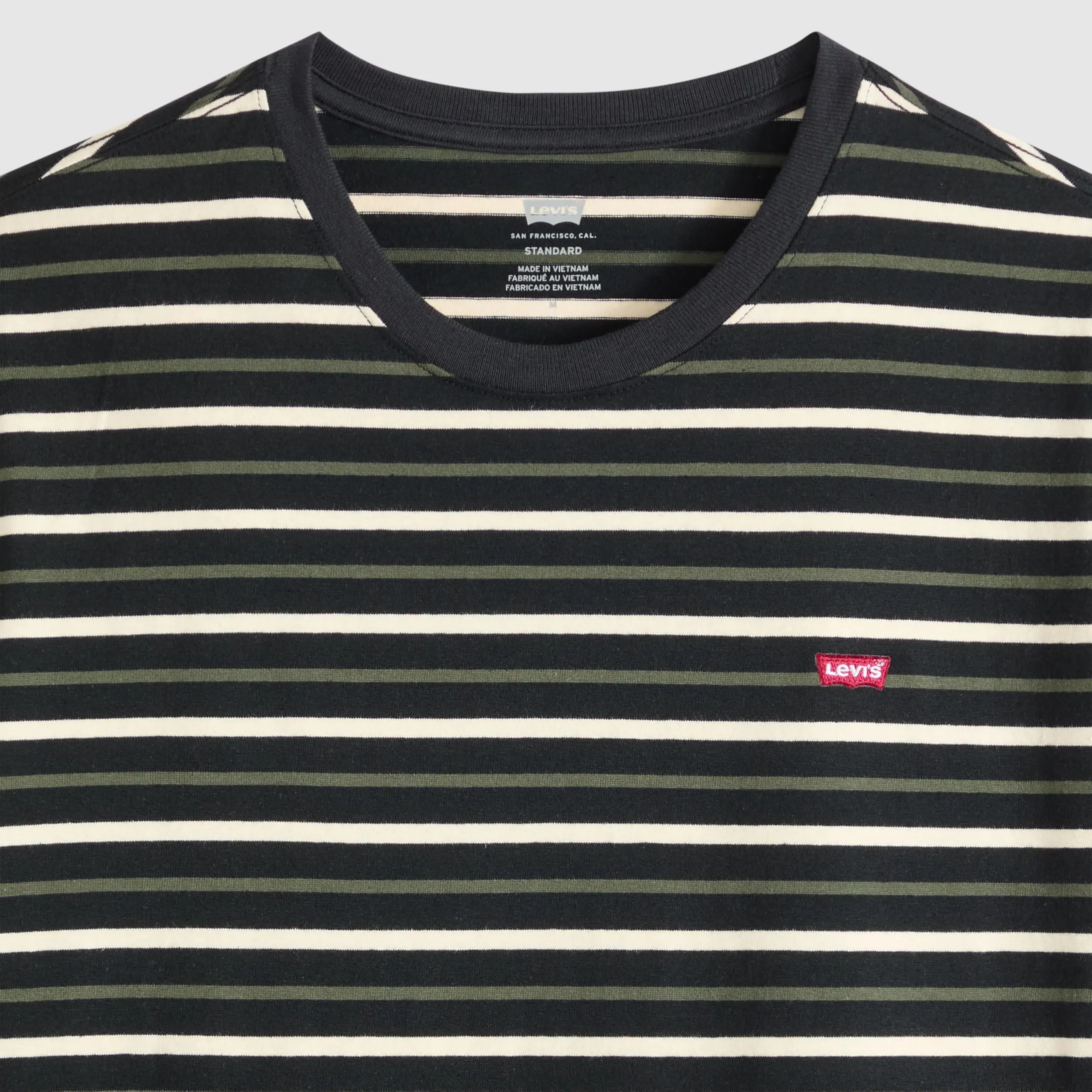 Levi's SS Original HM T-Shirt, Andor Stripe Jet Bla, S Uomo - immagine 6