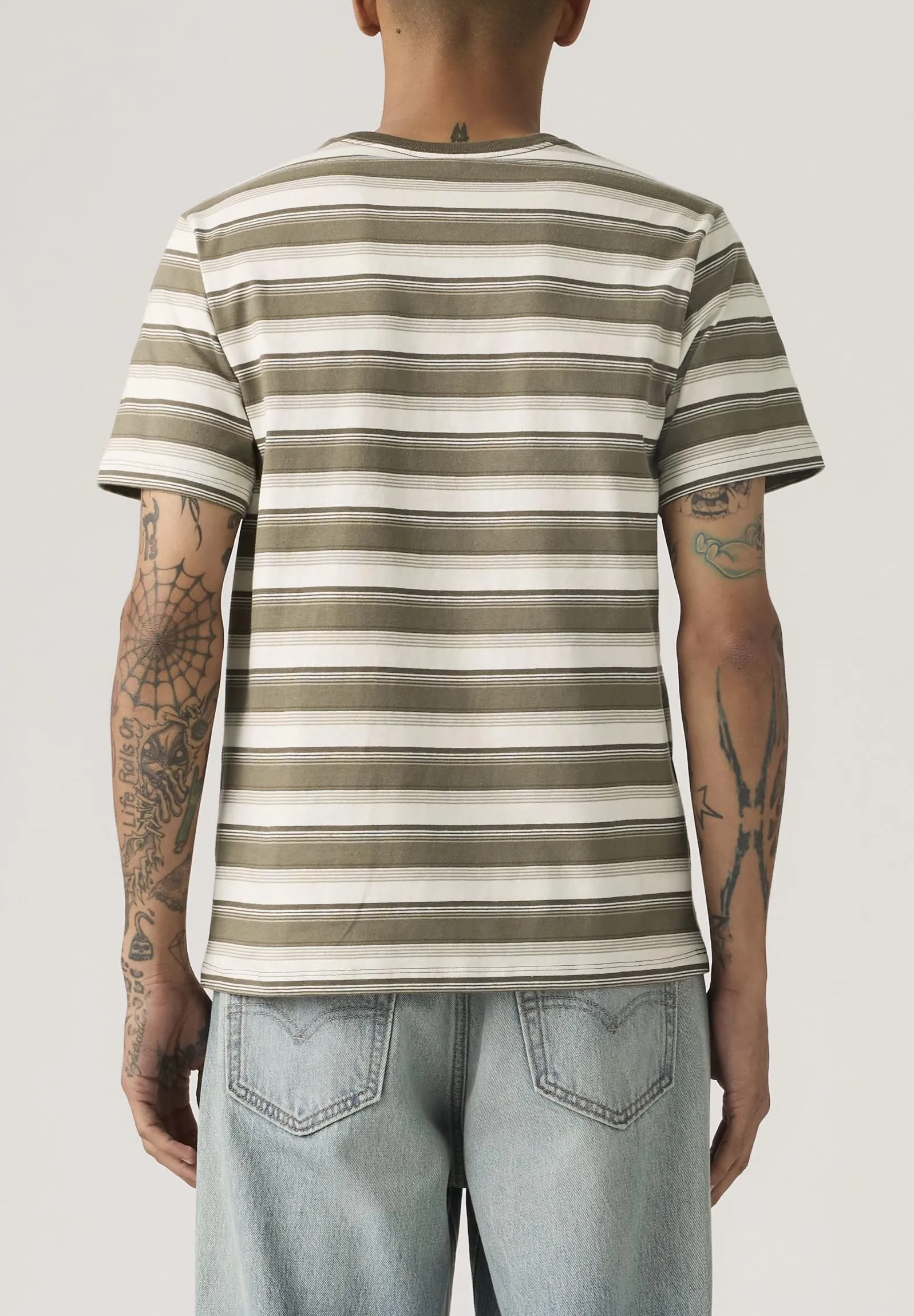 Levi's Original HM Tee, Jen Stripe Maitake B, S - immagine 5