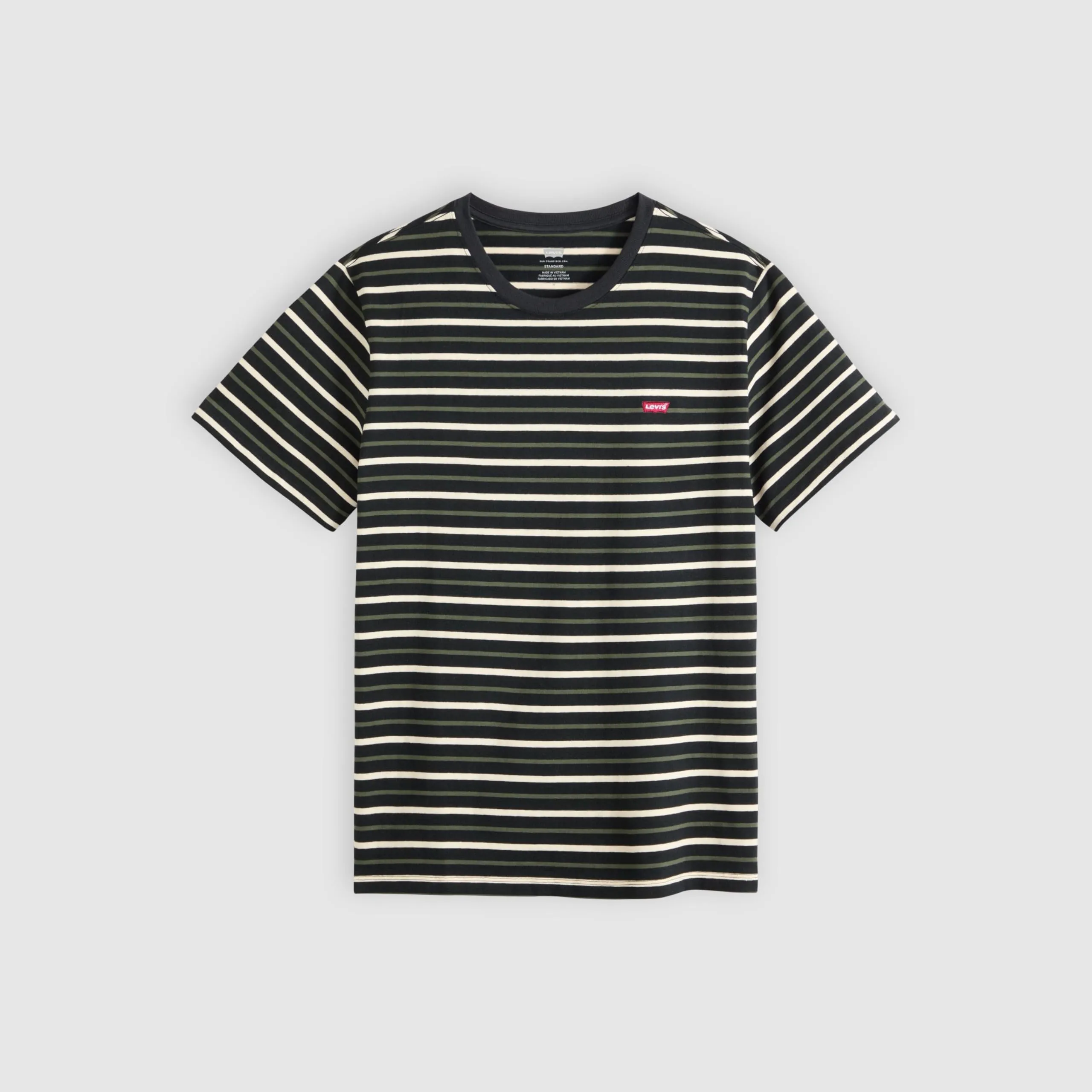 Levi's SS Original HM Tee Andor Stripe Jet Black - immagine 5