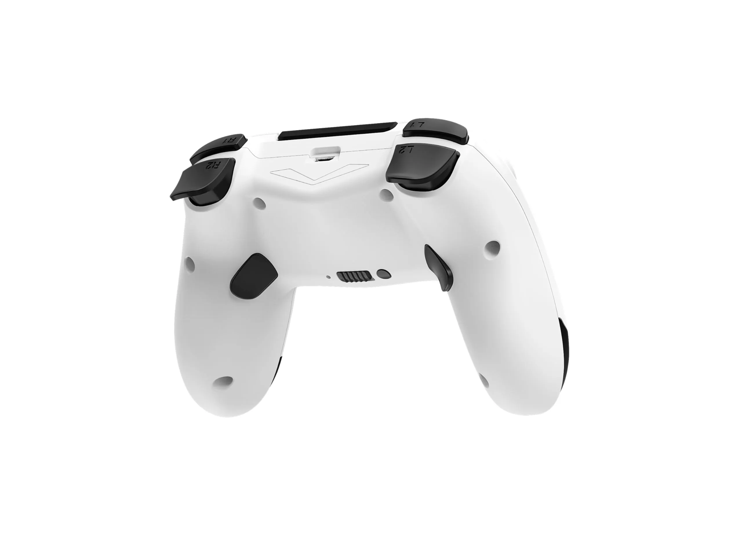 Gioteck VX4 Wireless Controller for PlayStation 4 - White with Programmable Back Buttons - immagine 3