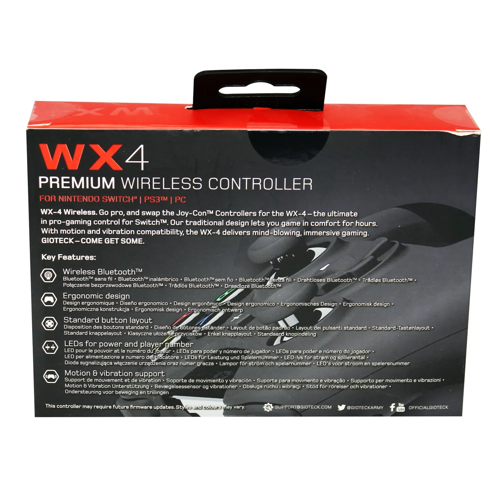 Gioteck Wx4 Wireless Controller for Nintendo Switch - immagine 7