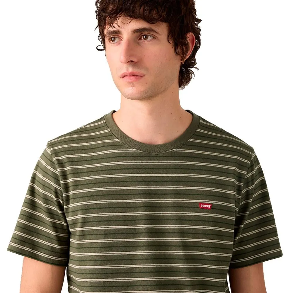 Levi's Original Housemark Logo Core Chesthit Men's T-Shirt, Max Stripe Rosin, L - immagine 2