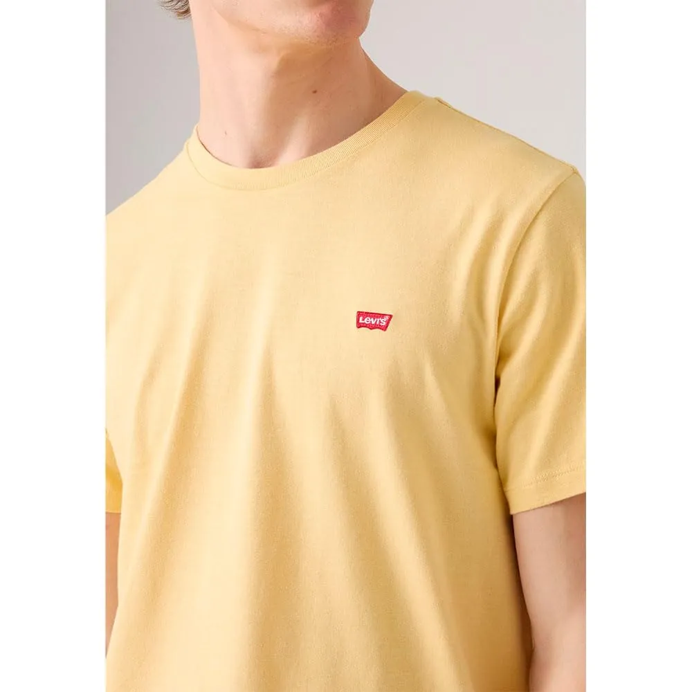 Levi's SS Original HM Tee Straw Slub Jersey, Paglia, S - immagine 3